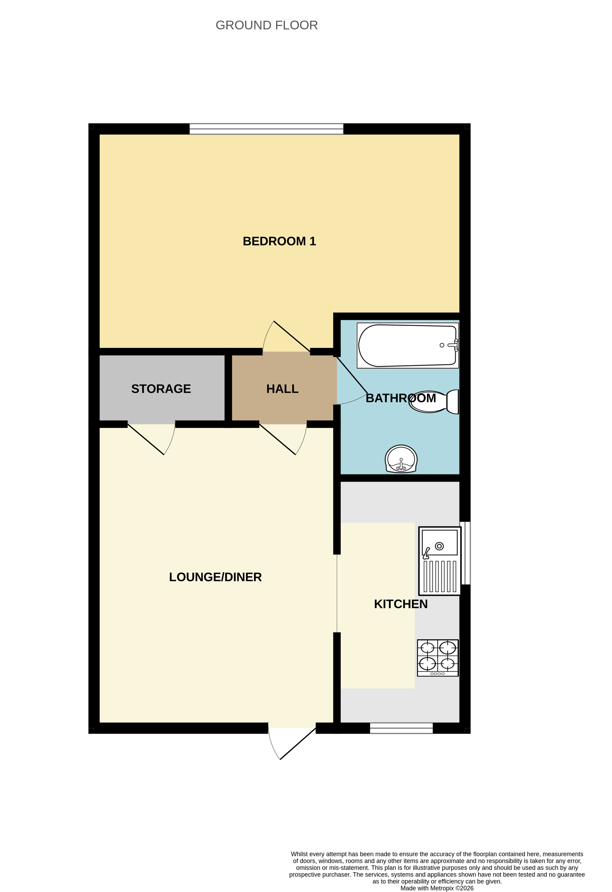 45, Wickham Road, Essex floorplan