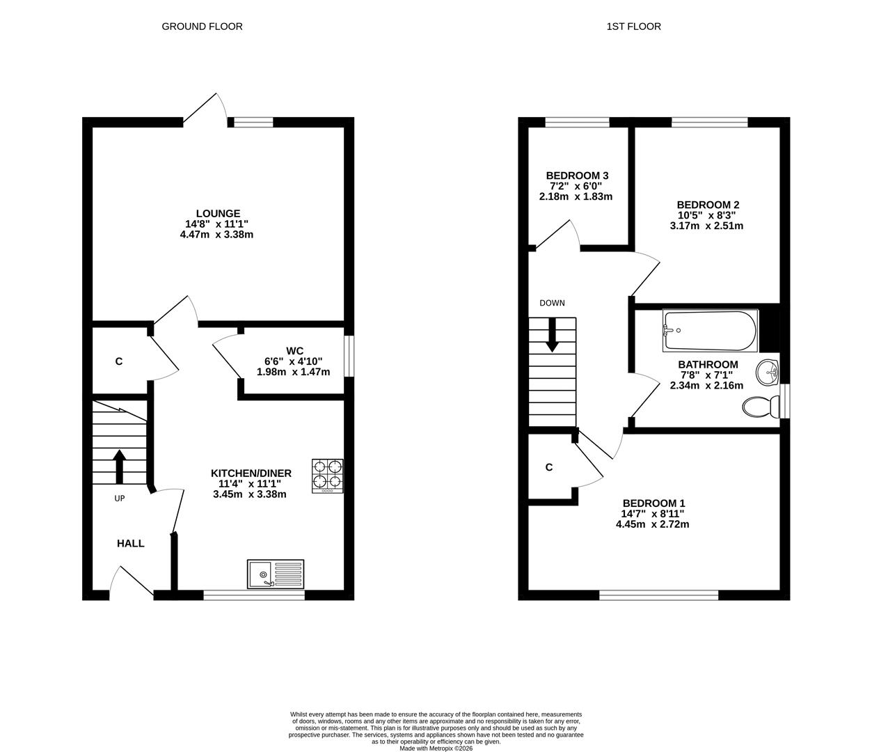 10, Kendrew Close, Hull floorplan