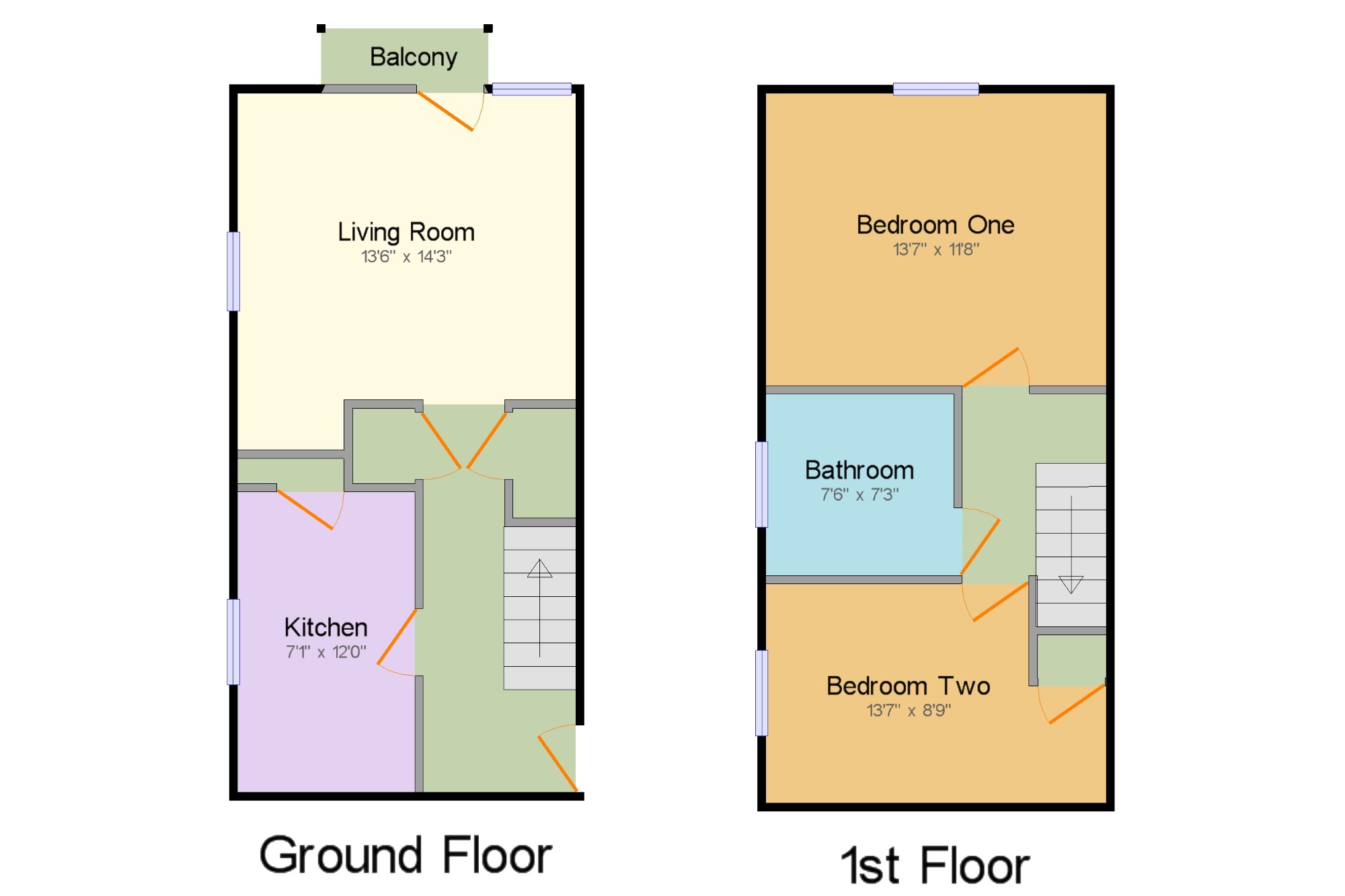 2 Bedrooms Flat to rent in Winston Crescent, Biggleswade SG18
