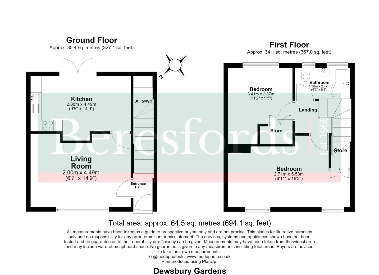 20, Dewsbury Gardens, Romford floorplan