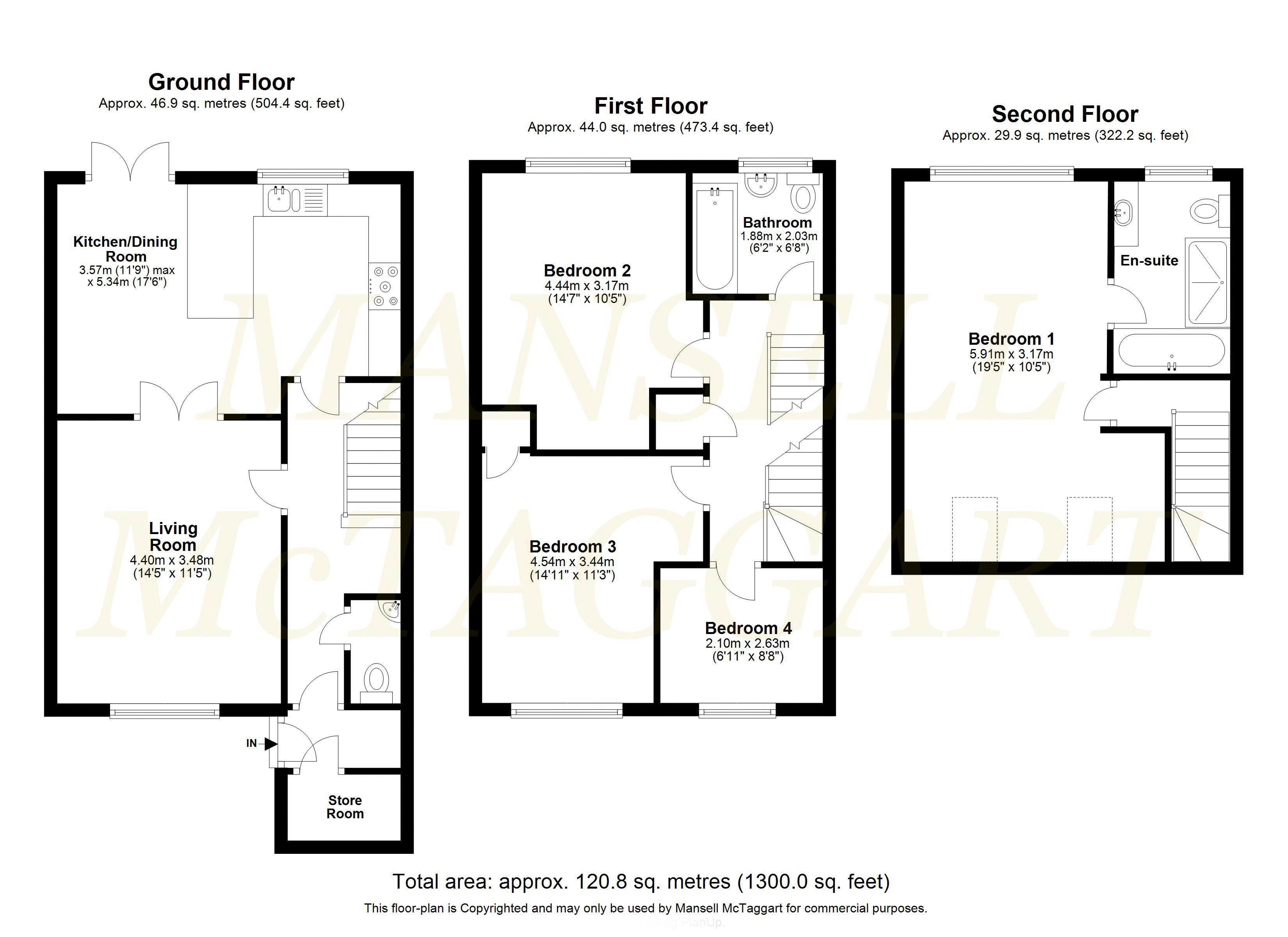 4 Bedrooms Terraced house for sale in Fairway, Ifield, Crawley, West Sussex RH11