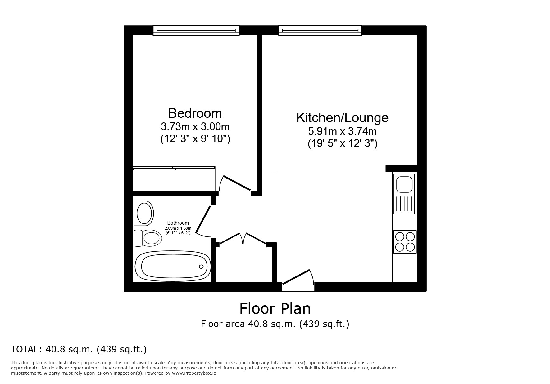 56 New Eton House,, 227 Bath Road, Slough floorplan