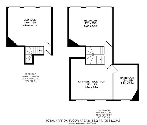 1 Bedrooms Flat to rent in King Street Parade, King Street, Twickenham TW1