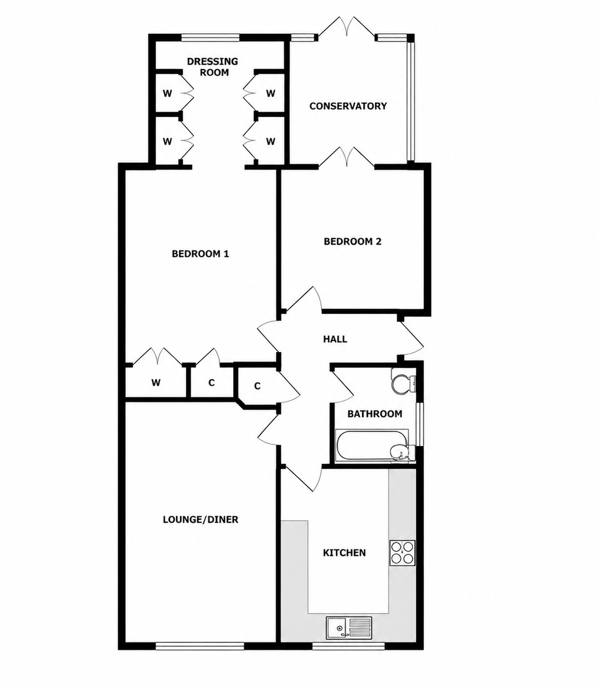 65, Rosedale Gardens, Great Yarmouth floorplan