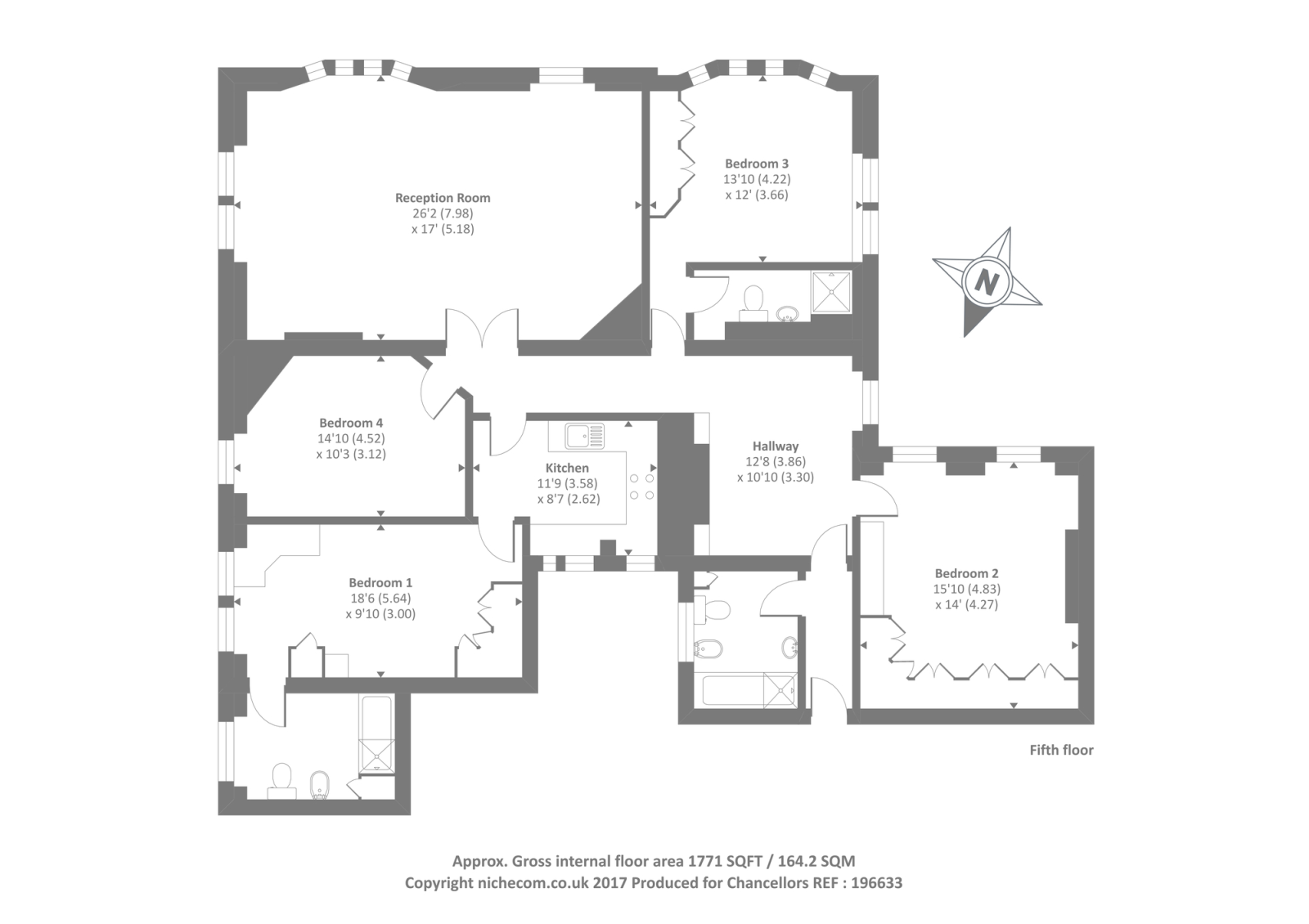 4 Bedrooms Flat for sale in Moscow Road W2,
