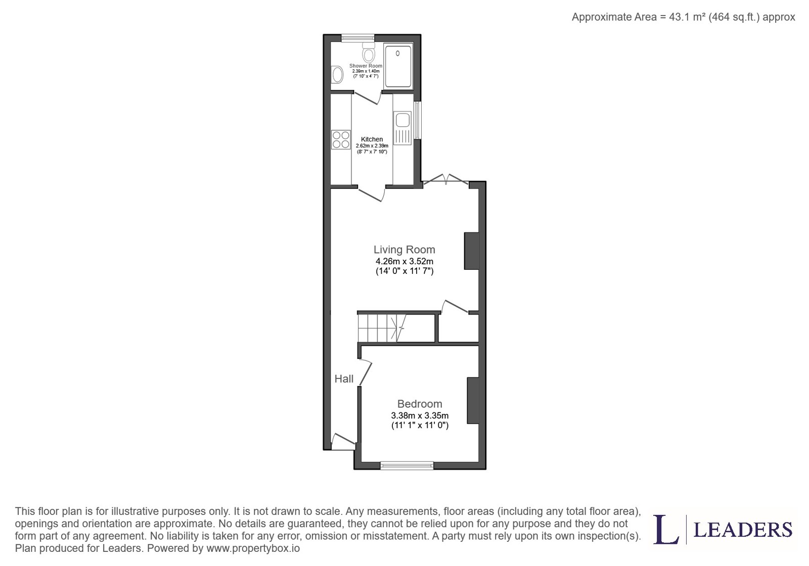 Room 1, 34, Carlton Street, Northamptonshire floorplan