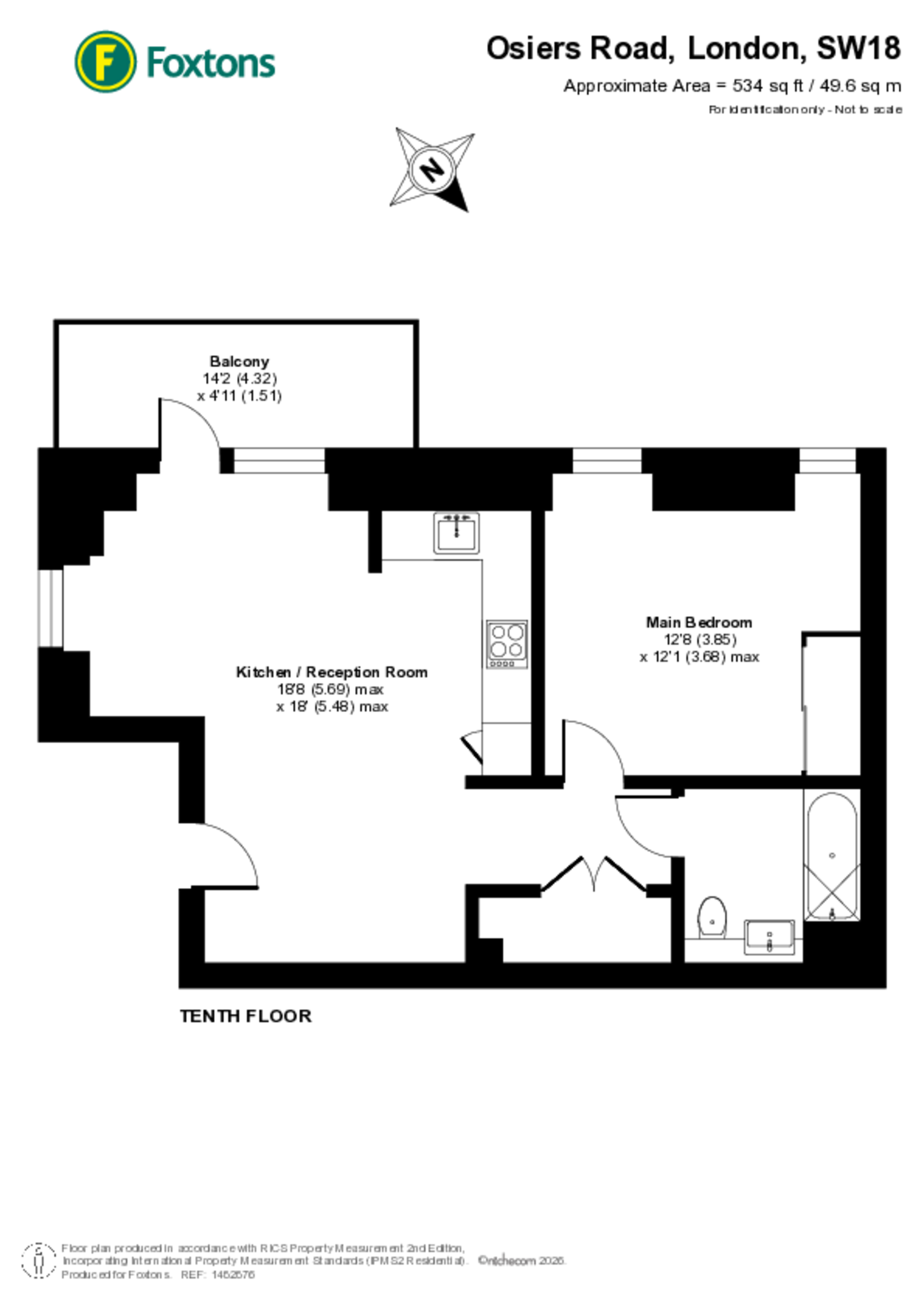 Osiers Road, Wandsworth floorplan
