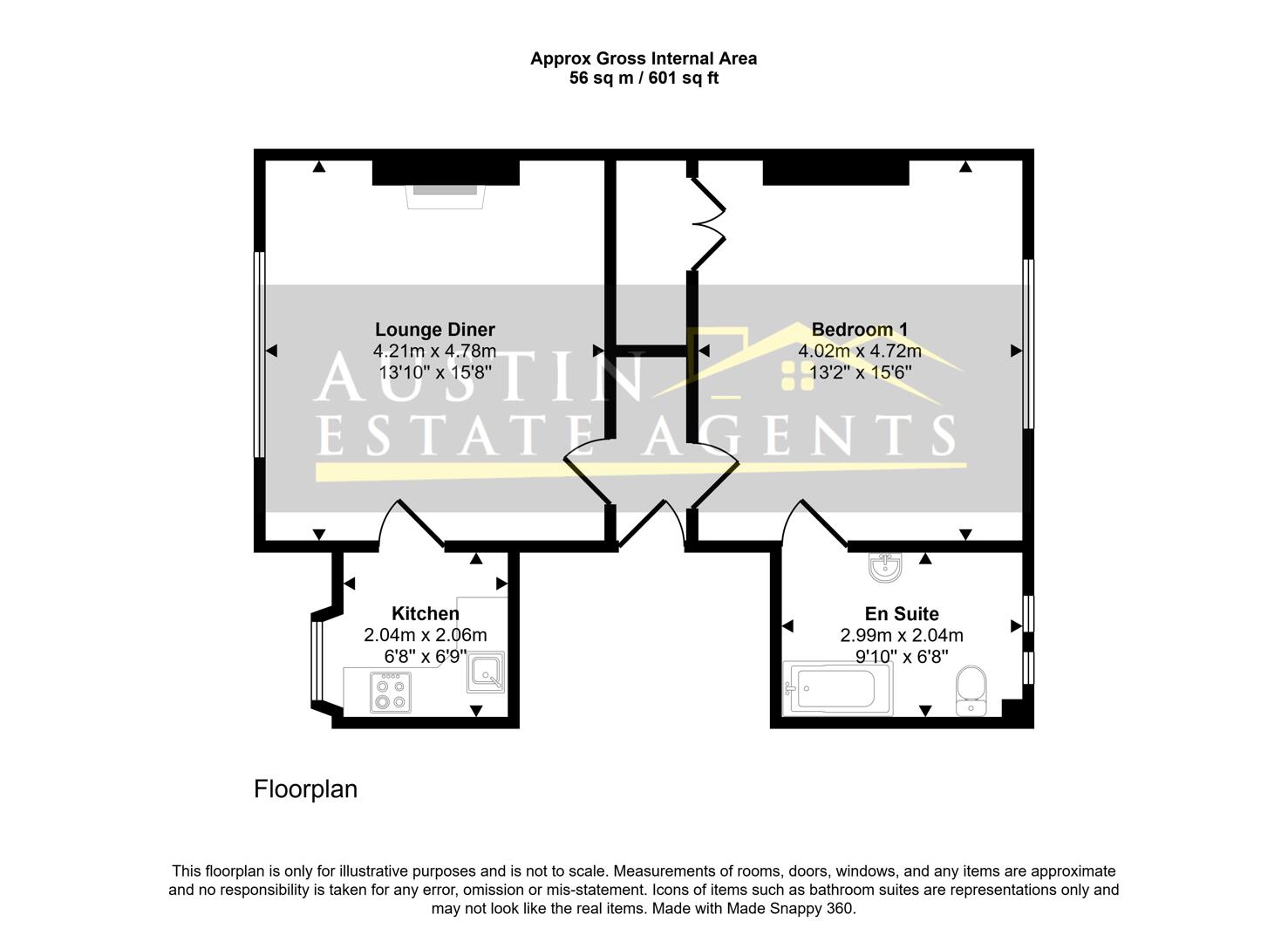 Flat 3, 63, Dorchester Road, Weymouth floorplan