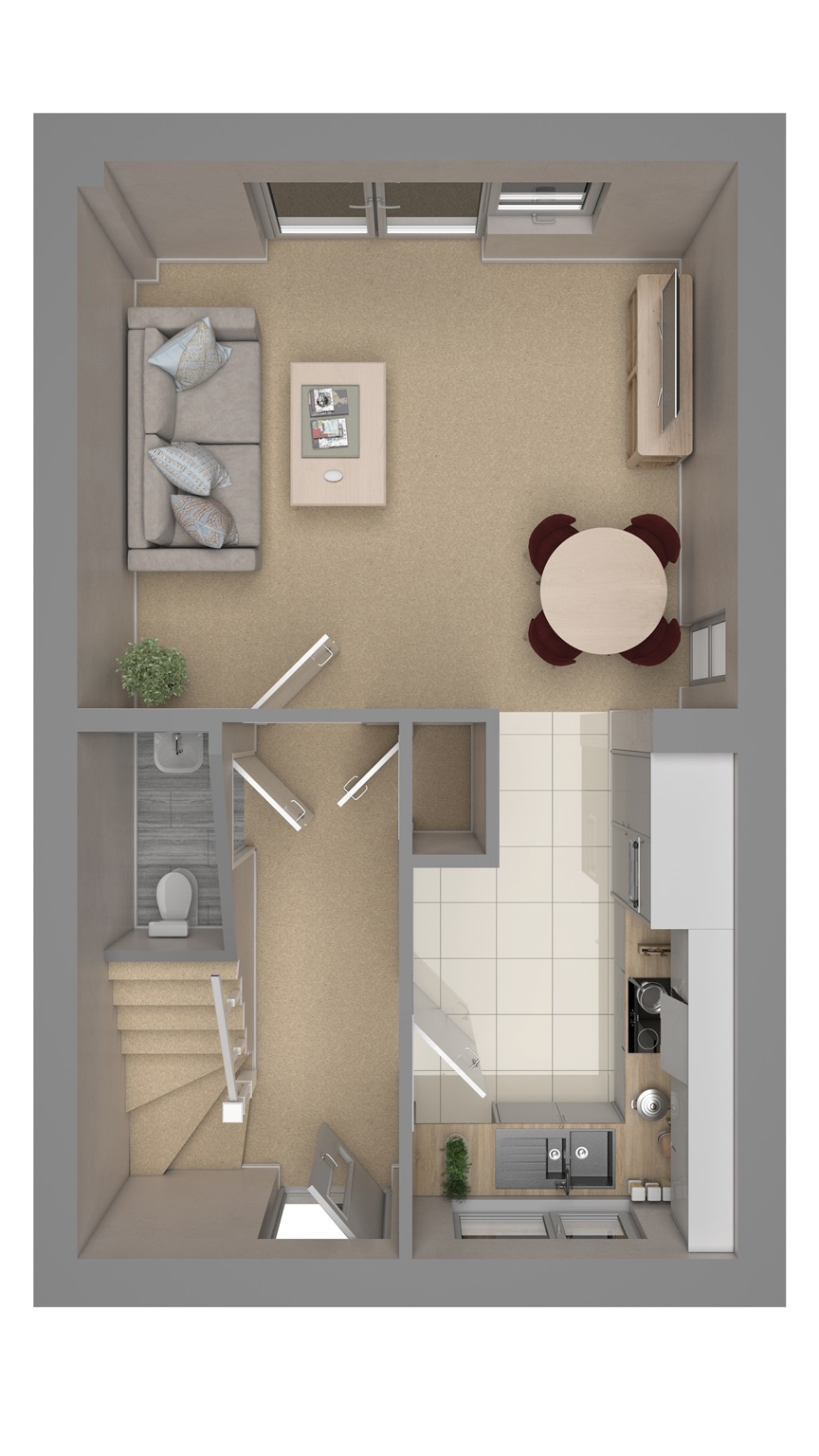 Perle, Plot 70, The Carriages, Dereham floorplan