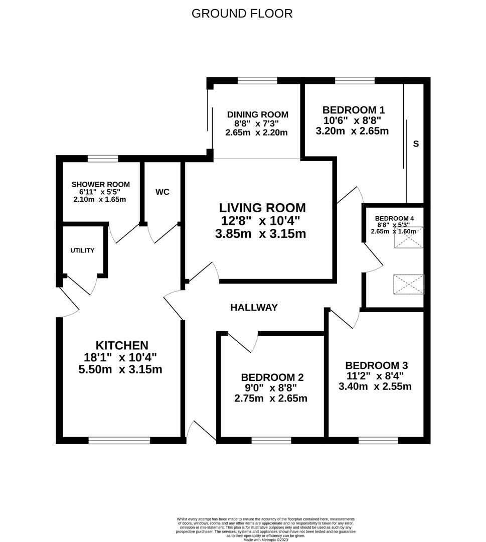 Bridle Road, Hannington, Northampton NN6, 4 bedroom detached bungalow