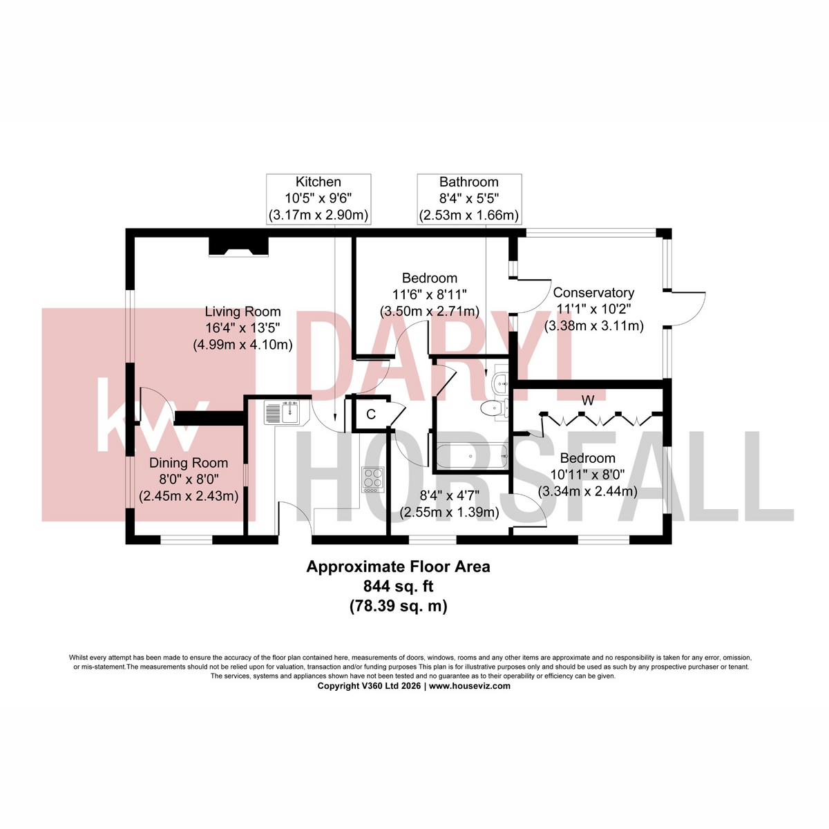 54, Sandalwood Rise, Mexborough floorplan