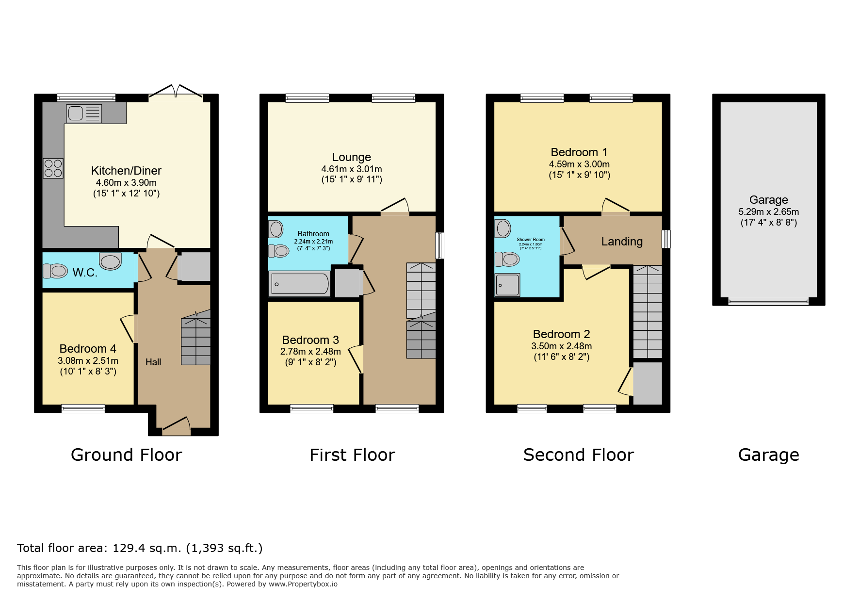 62 Welbury Road, Leicester floorplan