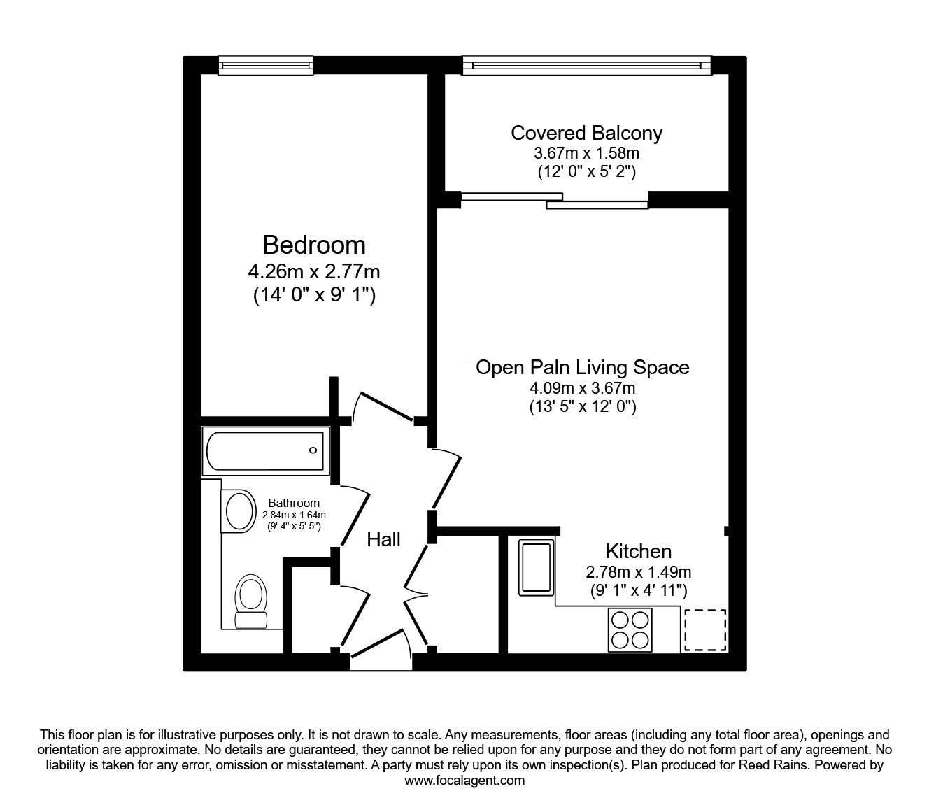 Apartment 117, City Point, 1, Solly Street, South Yorkshire floorplan