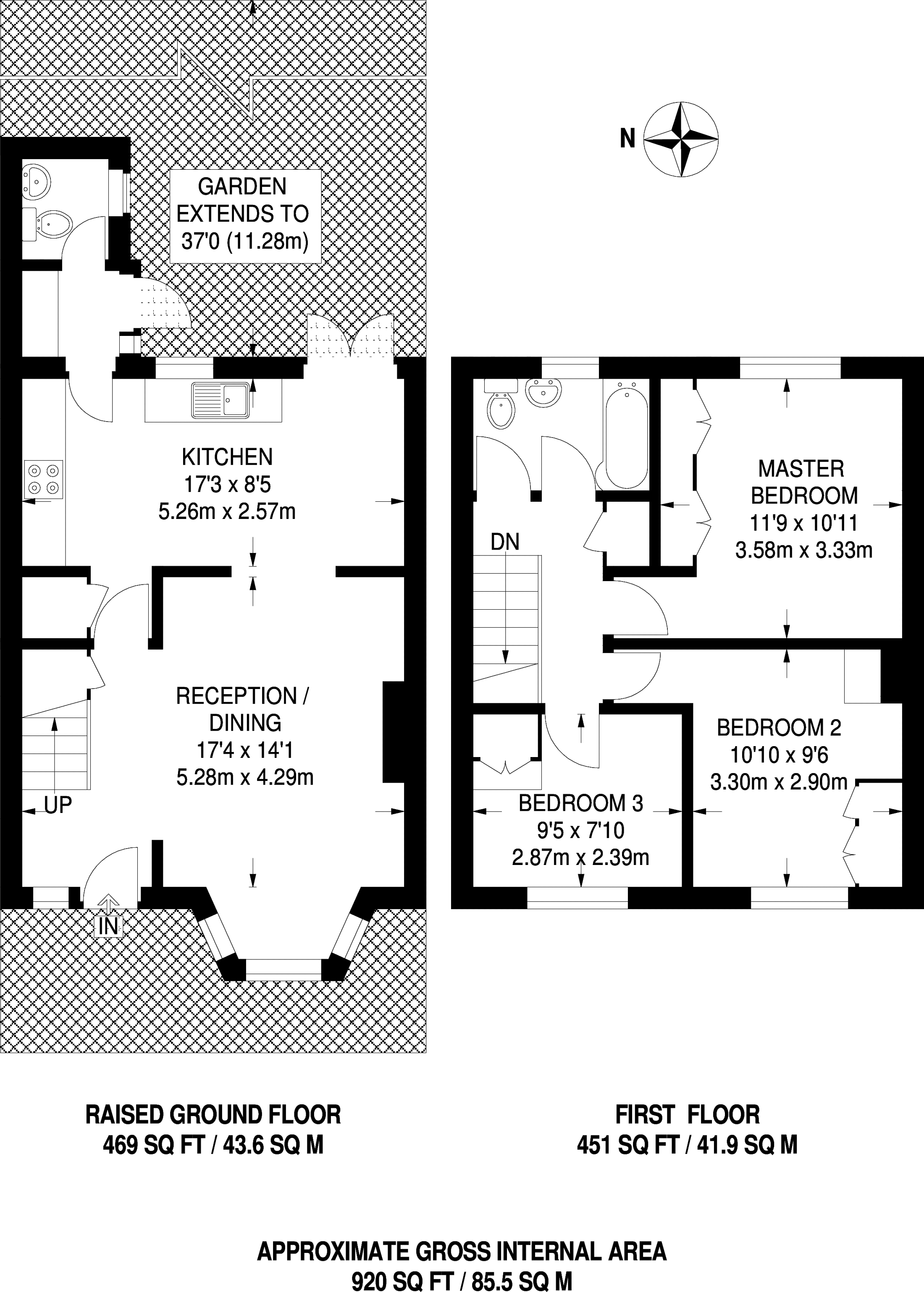 3 Bedrooms Flat to rent in Sisters Avenue, Clapham Common North Side SW11