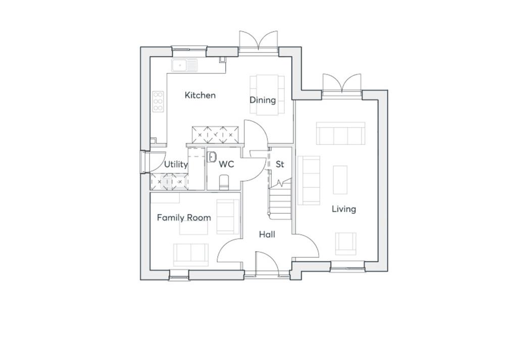 43, Baldwin Dr, Glan Llyn, Newport floorplan