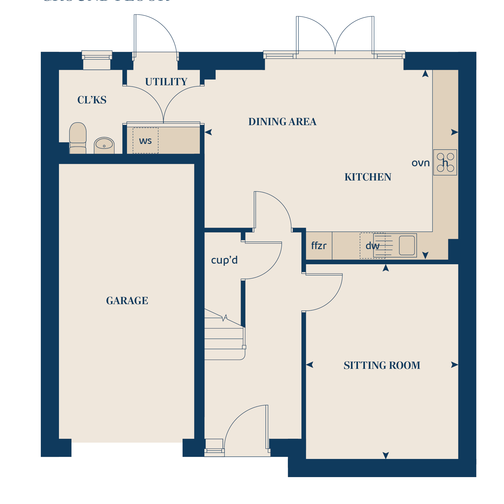 136, The Hem, Telford floorplan