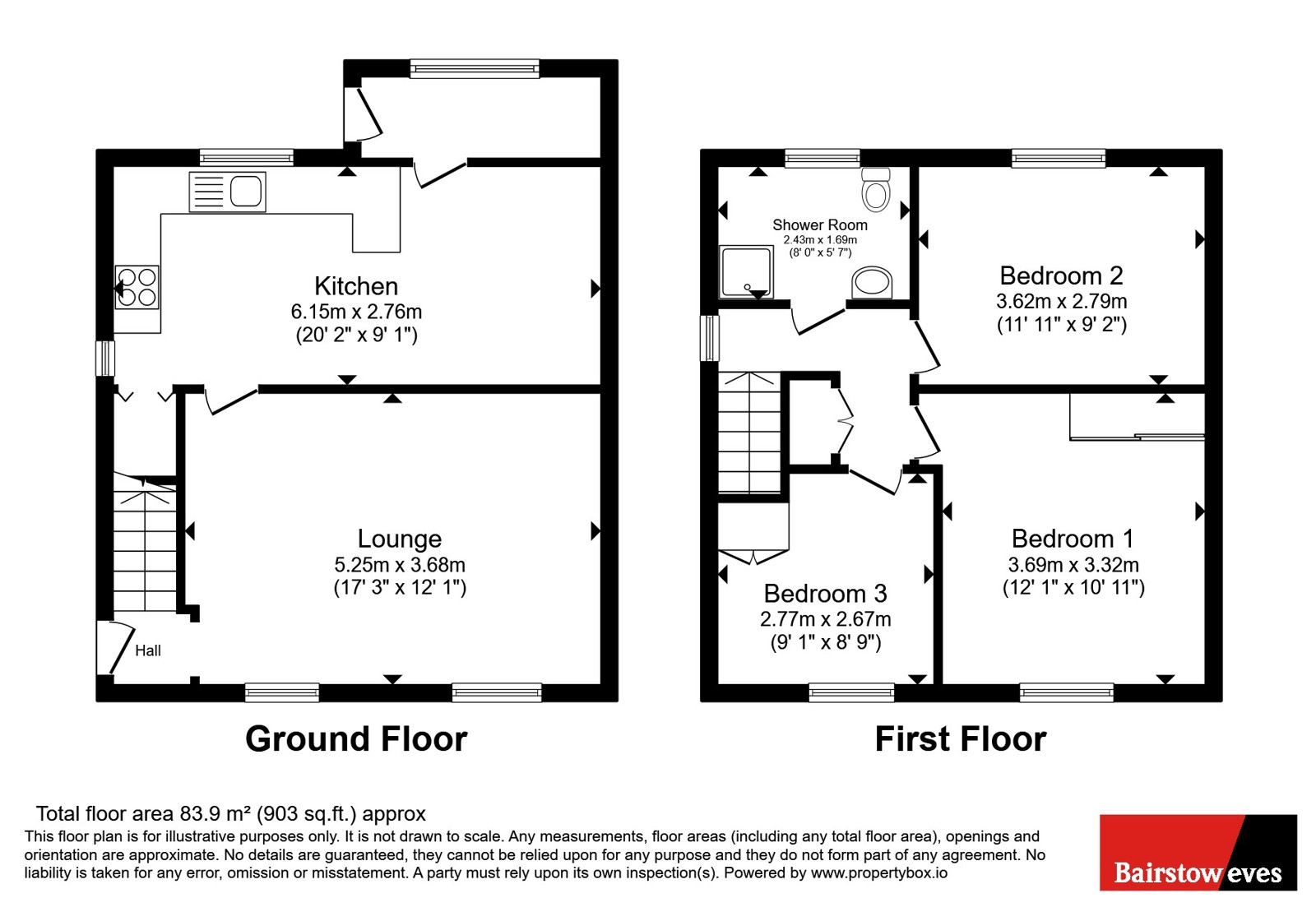 83, Recreation Road, Mansfield floorplan