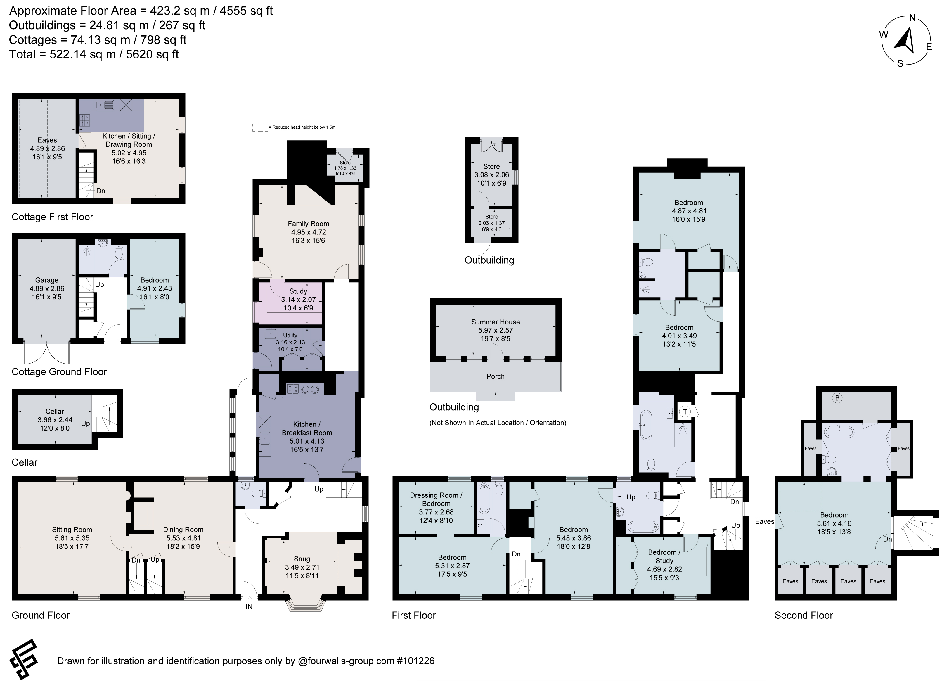 The Elms,, Main Street, Stratford-upon-Avon floorplan