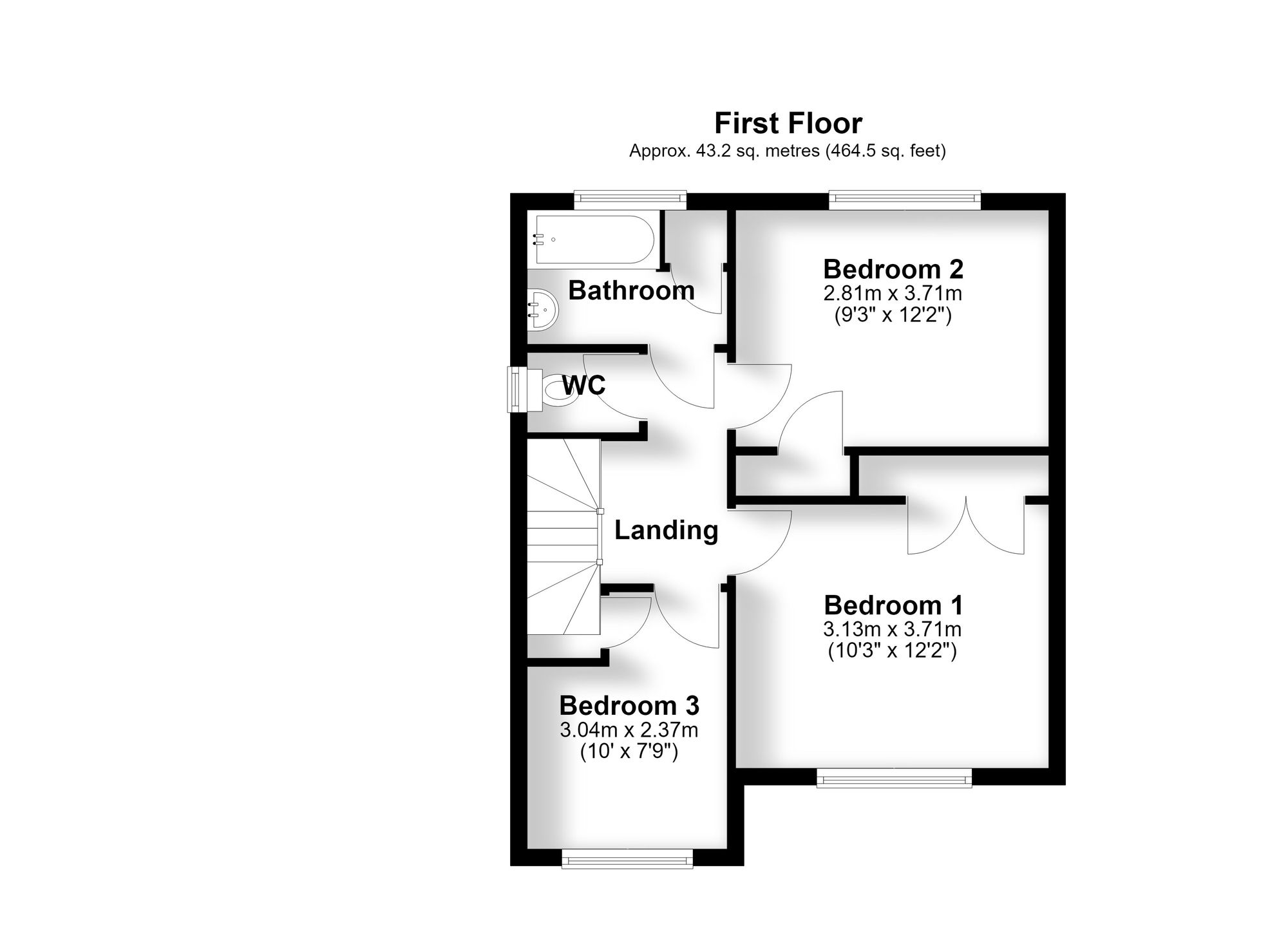 152 Coleridge Road, Croydon floorplan