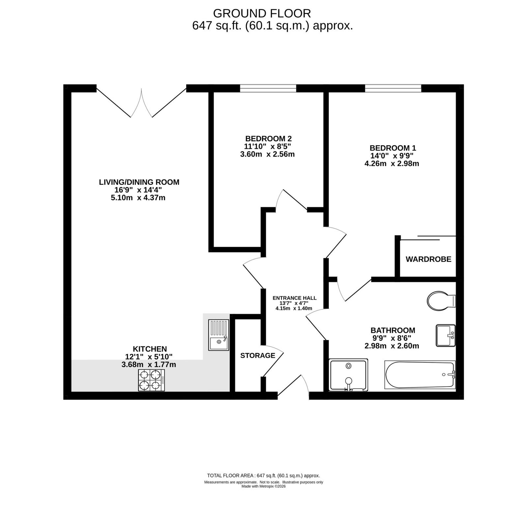 13 Georgia Avenue, Manchester floorplan