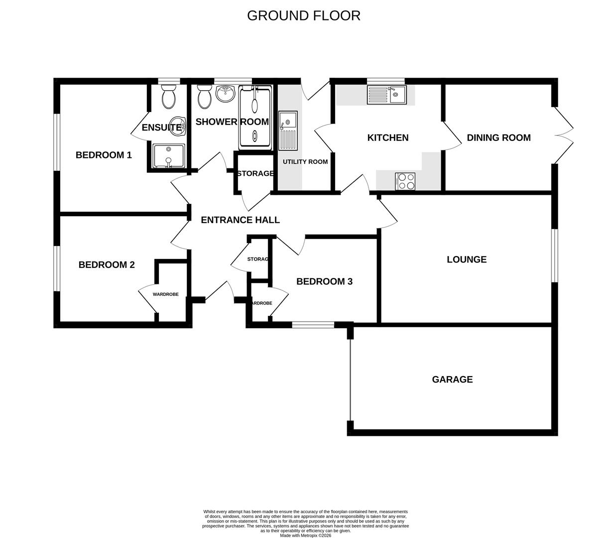 14, Paddock Close, King's Lynn floorplan