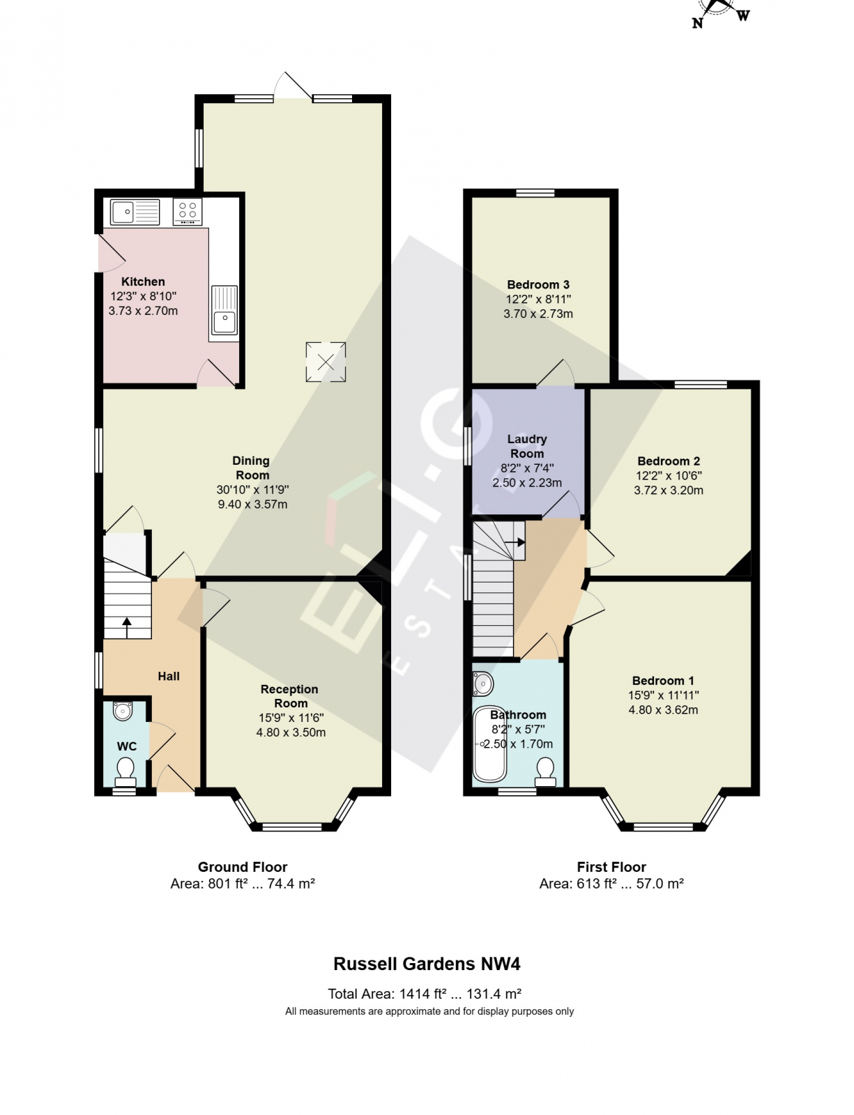 24 Russell Gardens, London floorplan