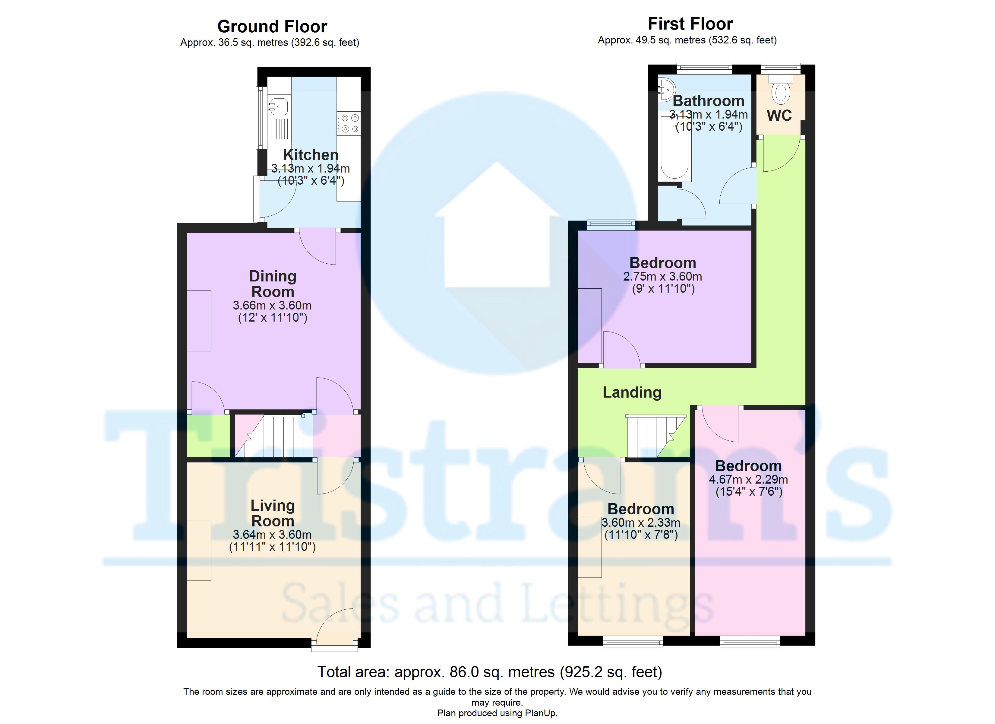 22, Trafalgar Terrace, Nottingham floorplan