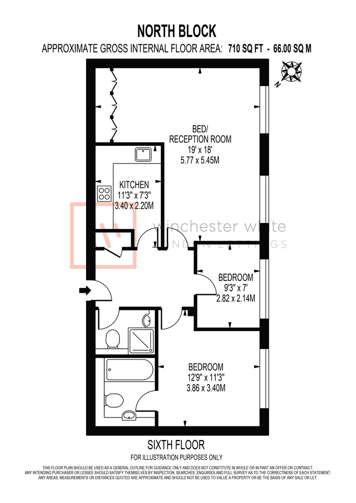 North Block, London floorplan