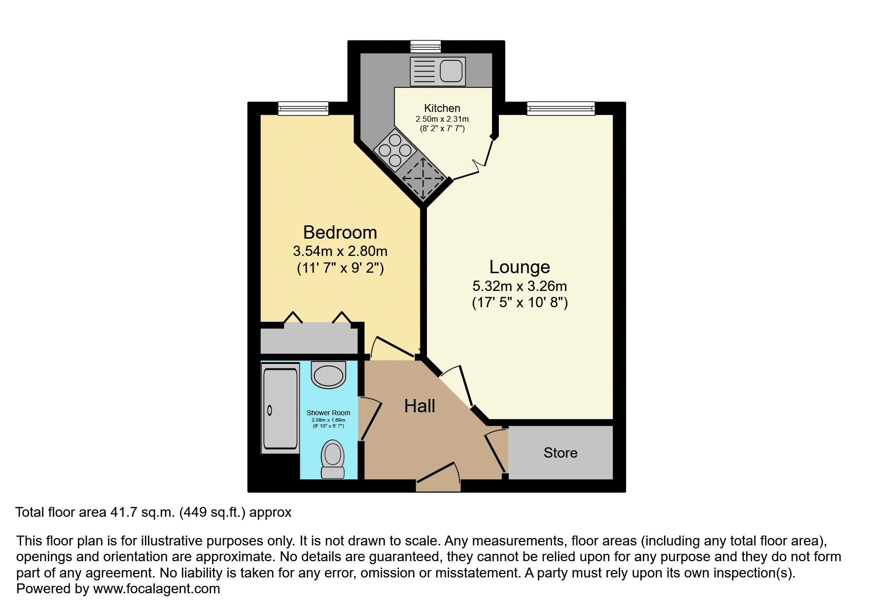 8, Ranulf Court, Sheffield floorplan