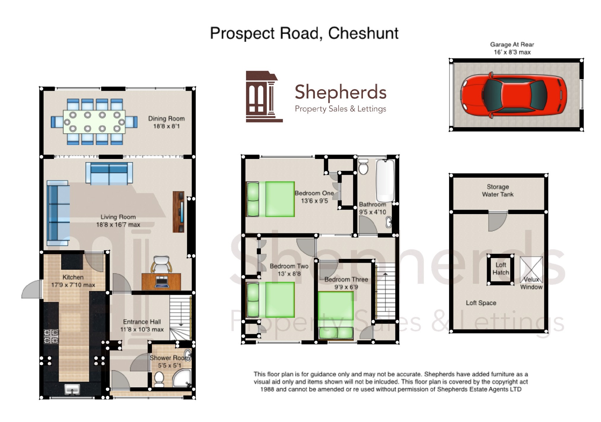 3 Bedrooms Semi-detached house for sale in Prospect Road, Cheshunt, Hertfordshire EN8