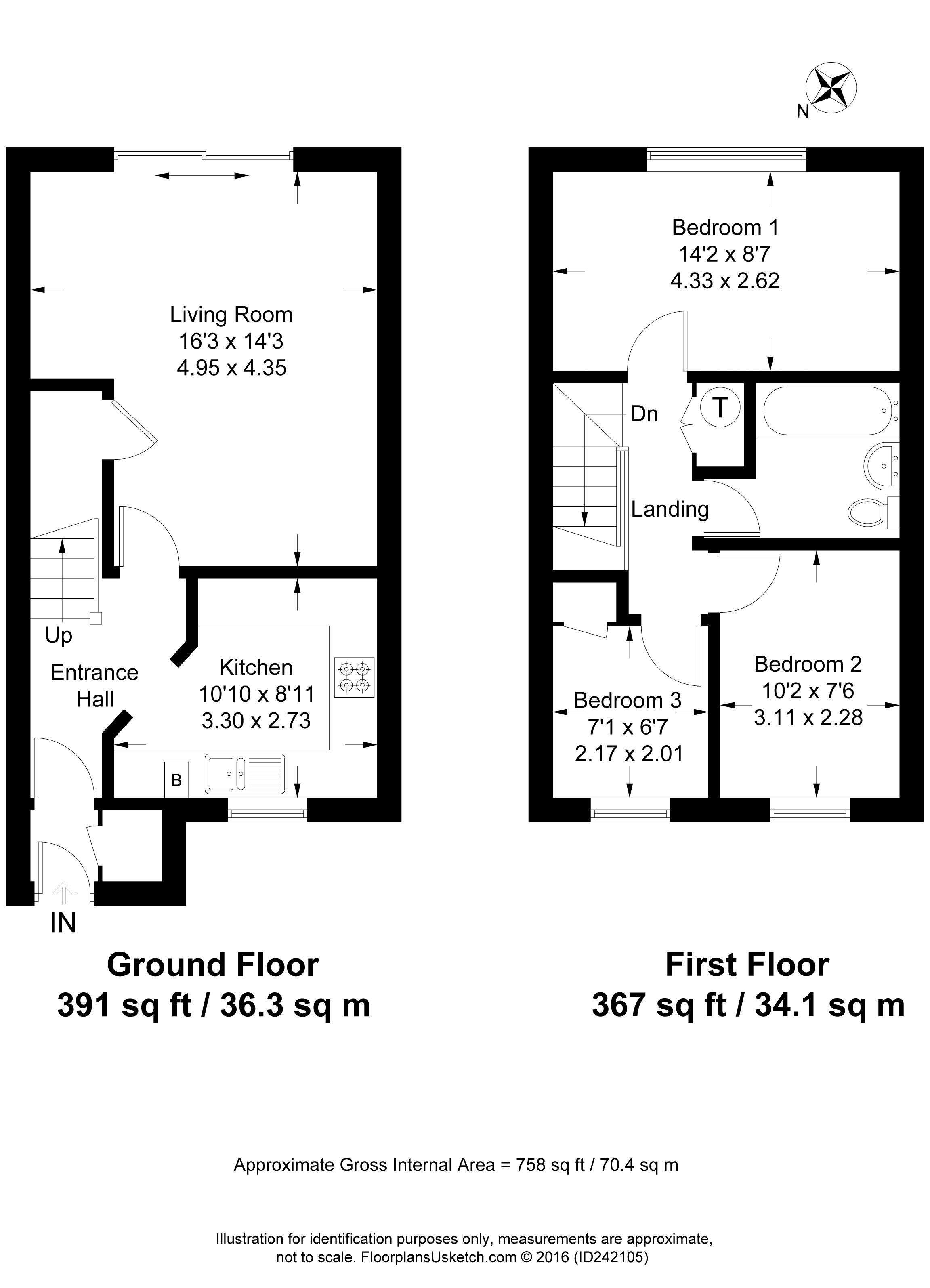 3 Bedrooms Terraced house for sale in William Way, Alton GU34