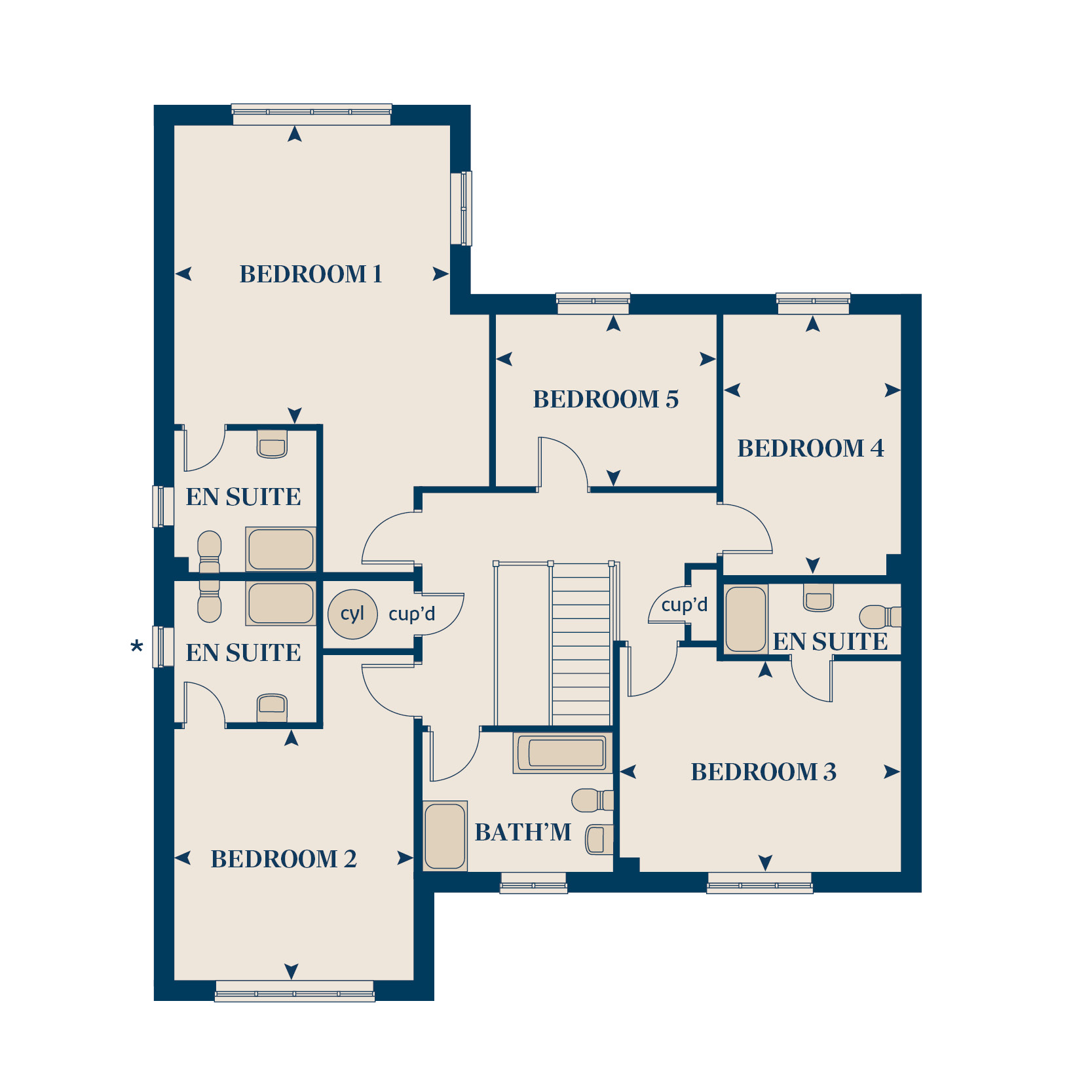 517, Watermill Way, Northampton floorplan