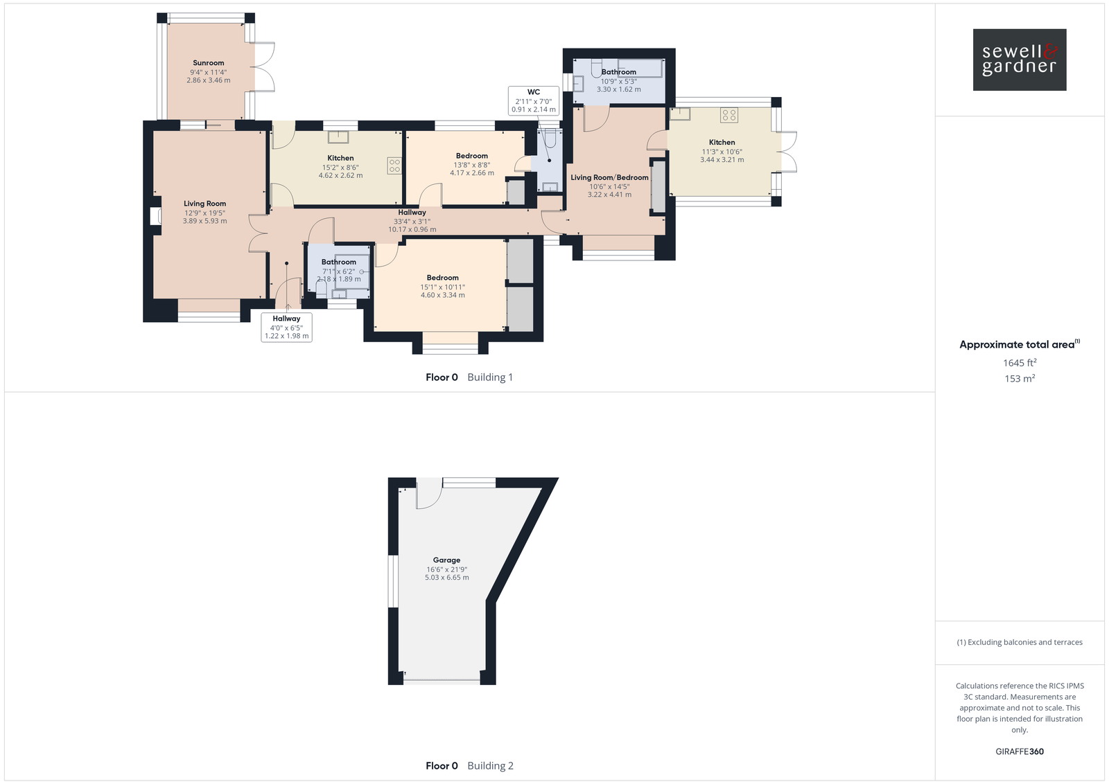 The Crescent Bungalow, The Crescent, Rickmansworth floorplan