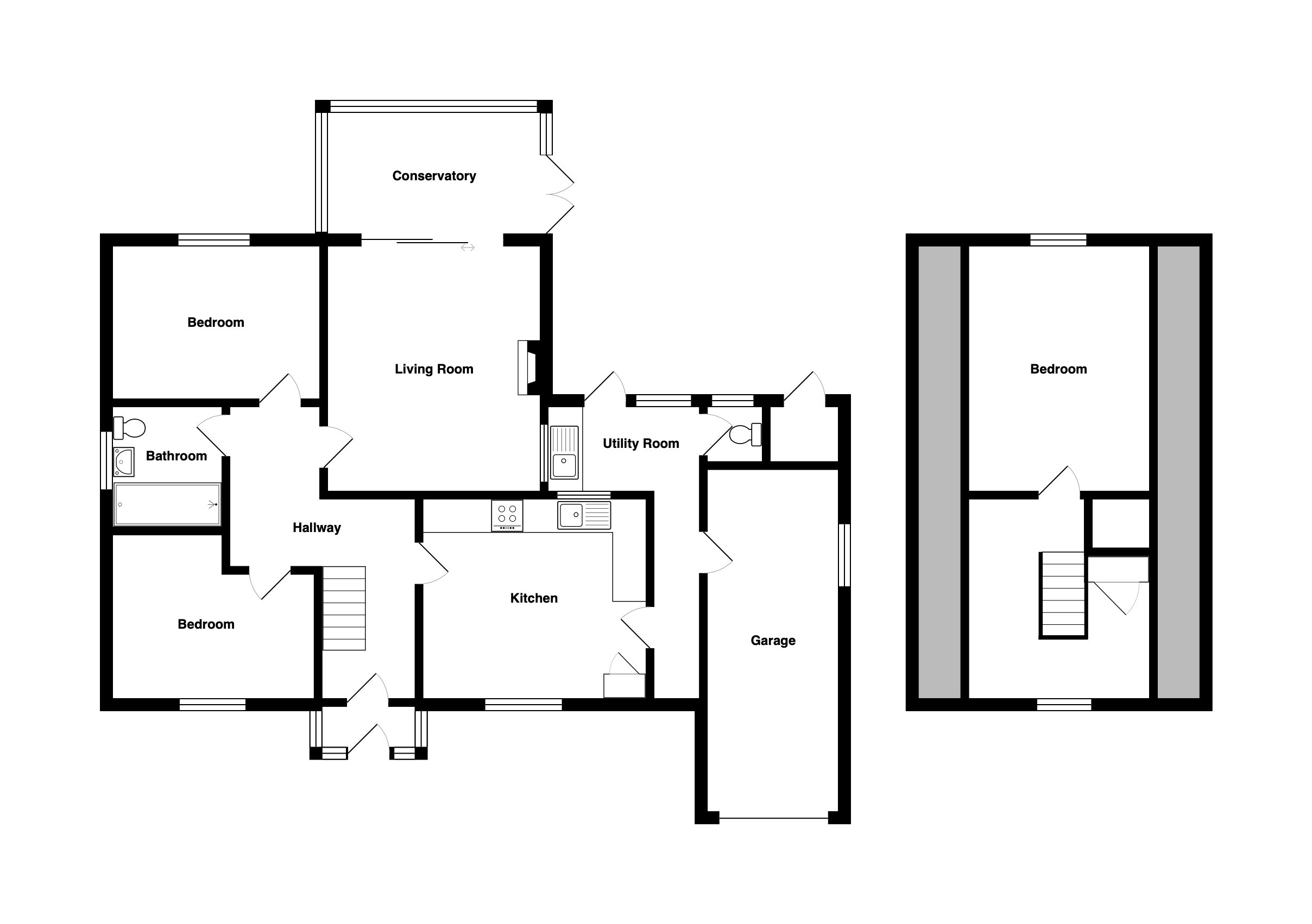 Hillside, Gallows Tree Lane, Mayfield floorplan