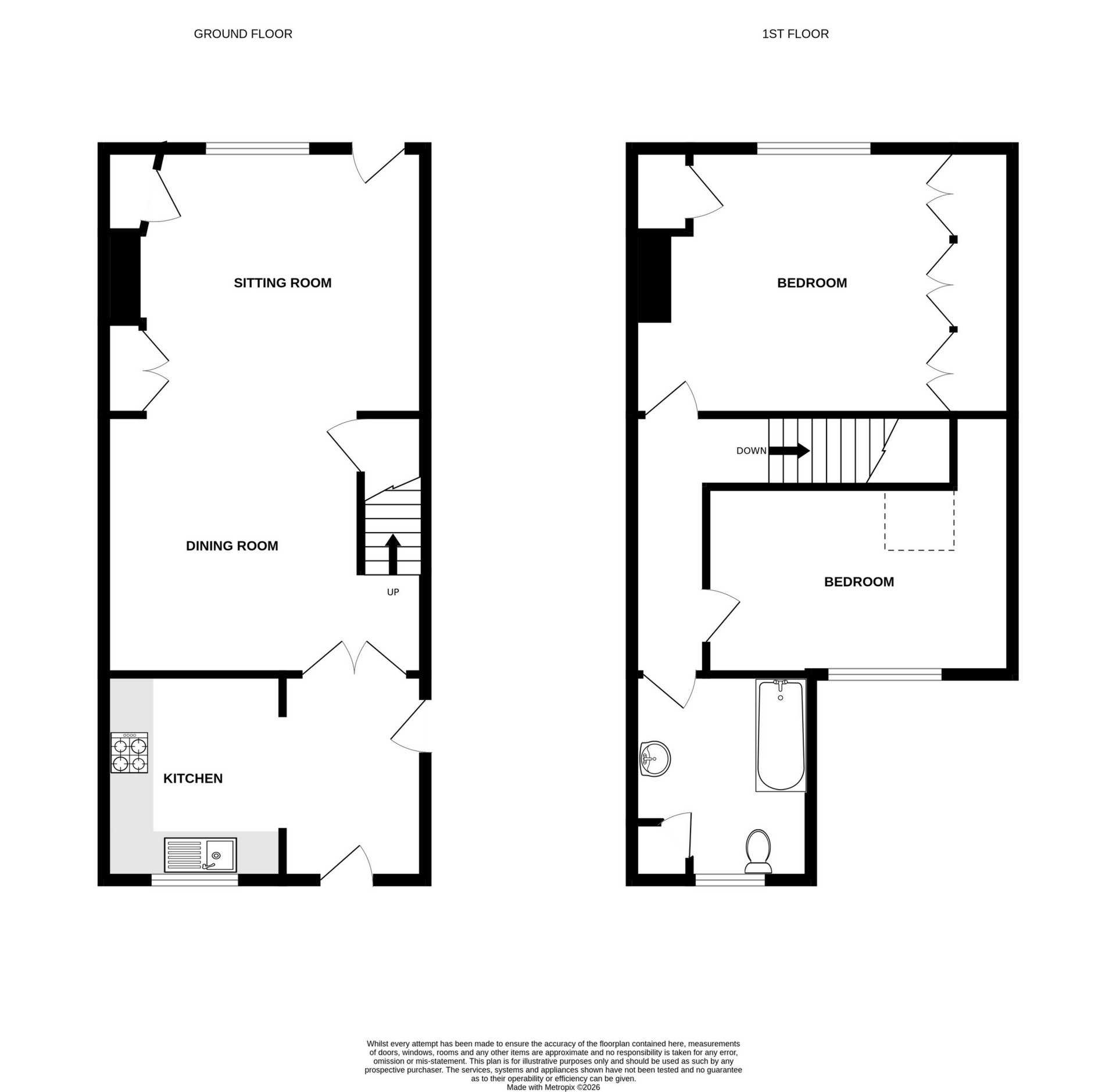 57, Albert Road, Deal floorplan