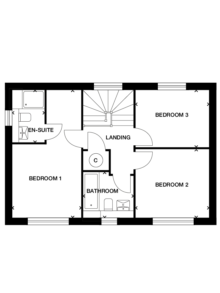 PLOT033, Hunstanton floorplan