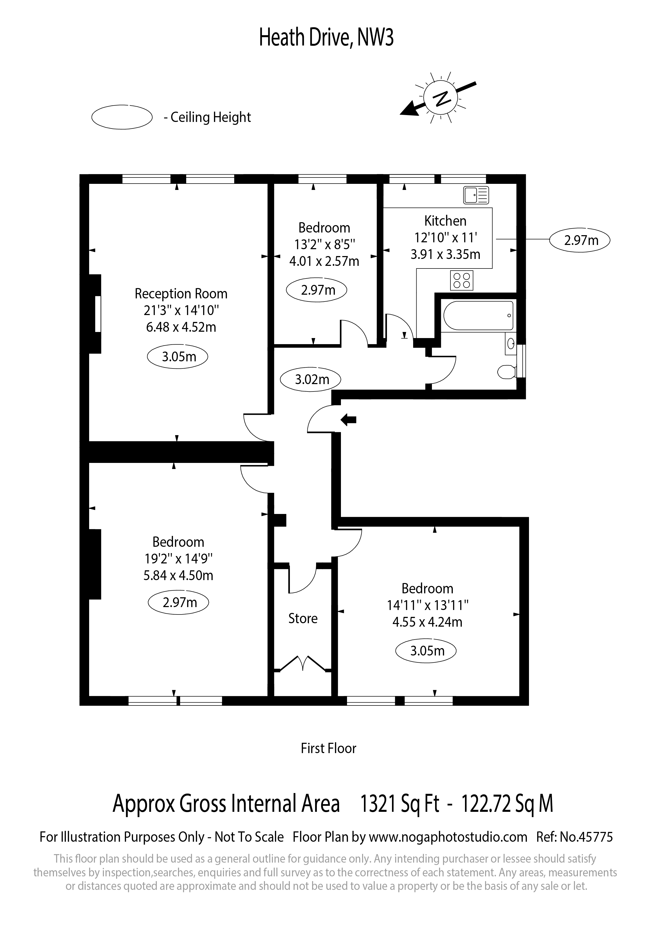 Heath Drive, London NW3, 3 bedroom flat for sale 62562287 PrimeLocation