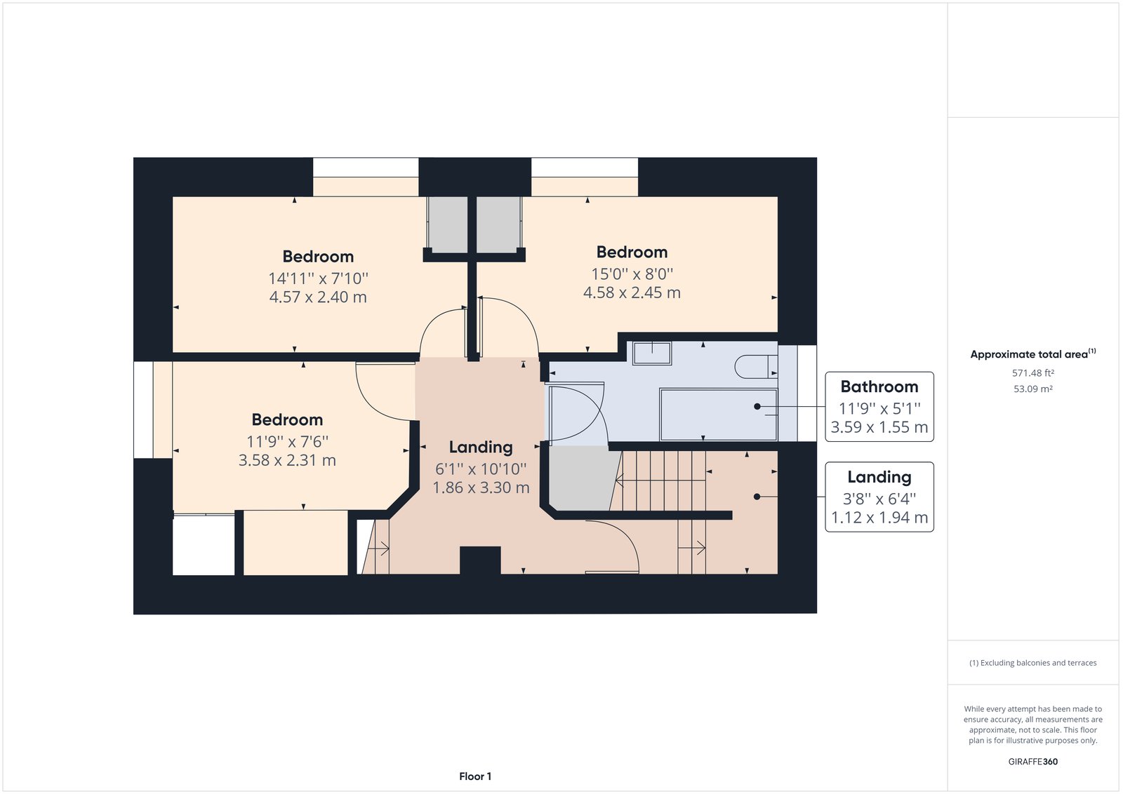 The Chapel House, Chapel Street, Camelford floorplan
