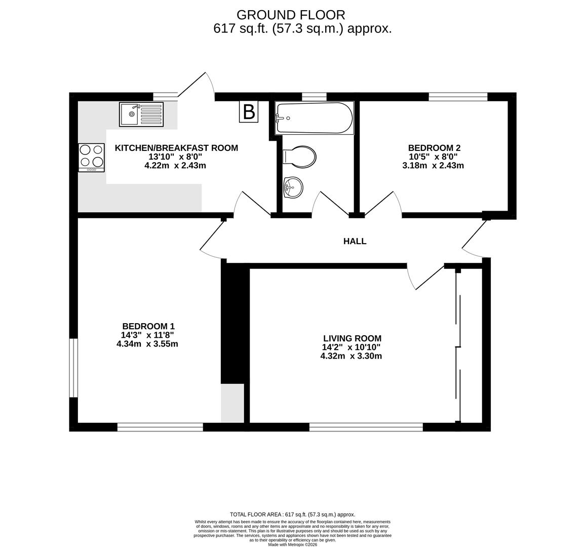3, Whitethorn Avenue, Middlesex floorplan