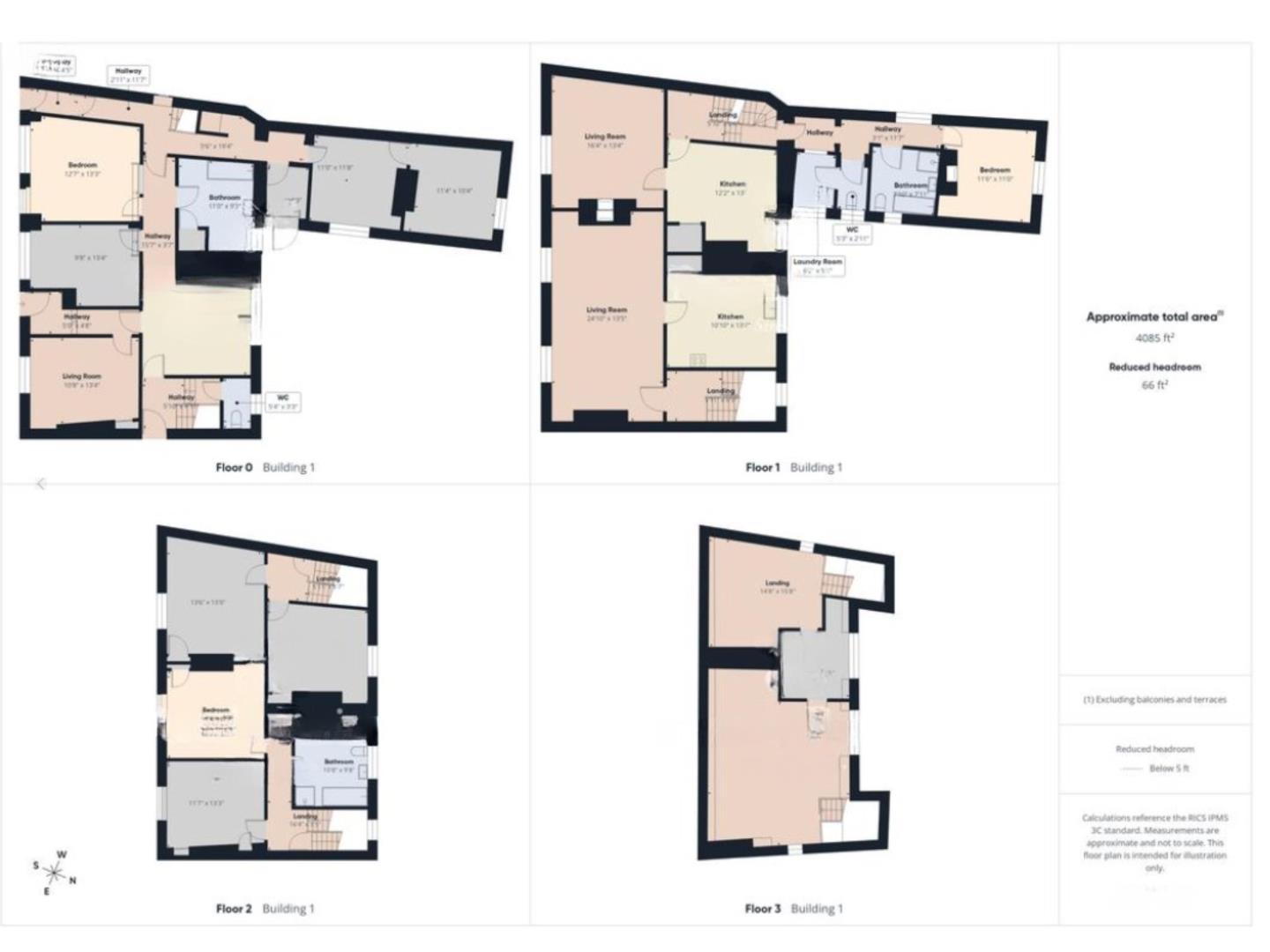 1, 2 and 3, Kirkgate, Bridlington floorplan