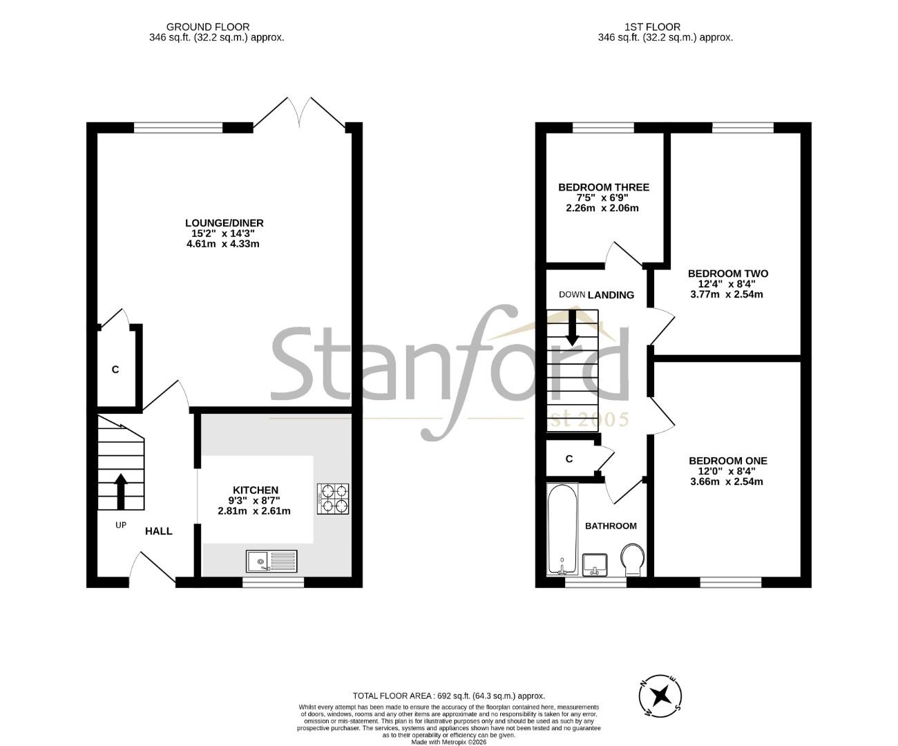 13, Freda Routh Gardens, Eastleigh floorplan