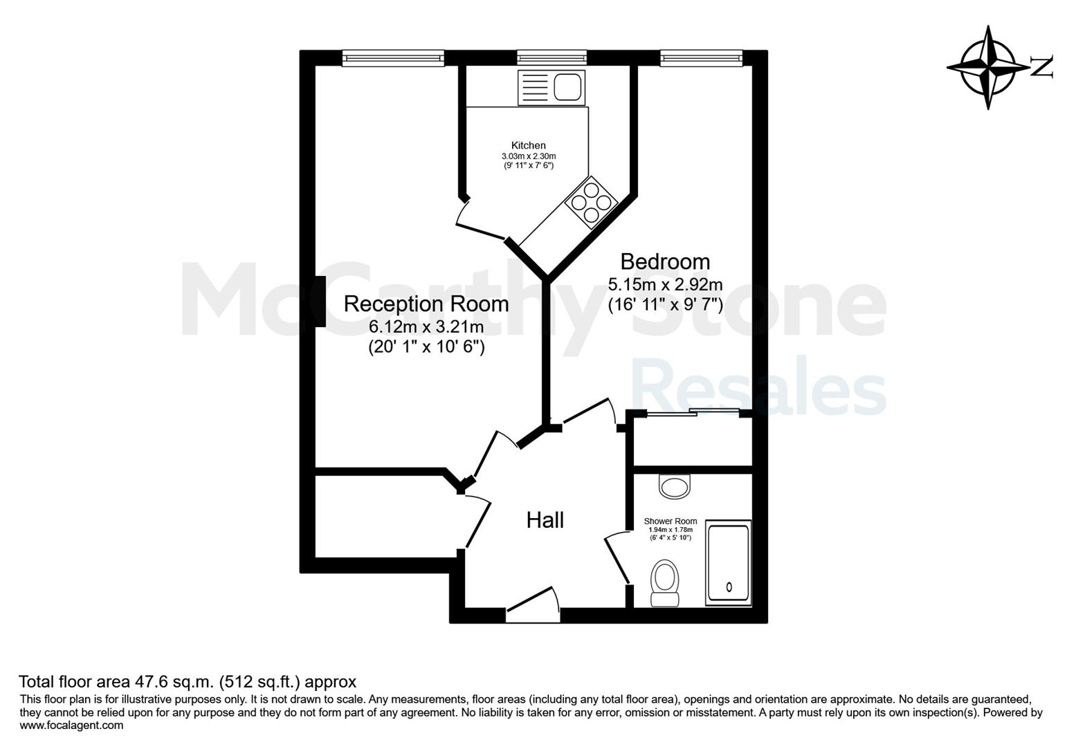 40 Crayshaw Court, Abbotsmead Place, Reading floorplan