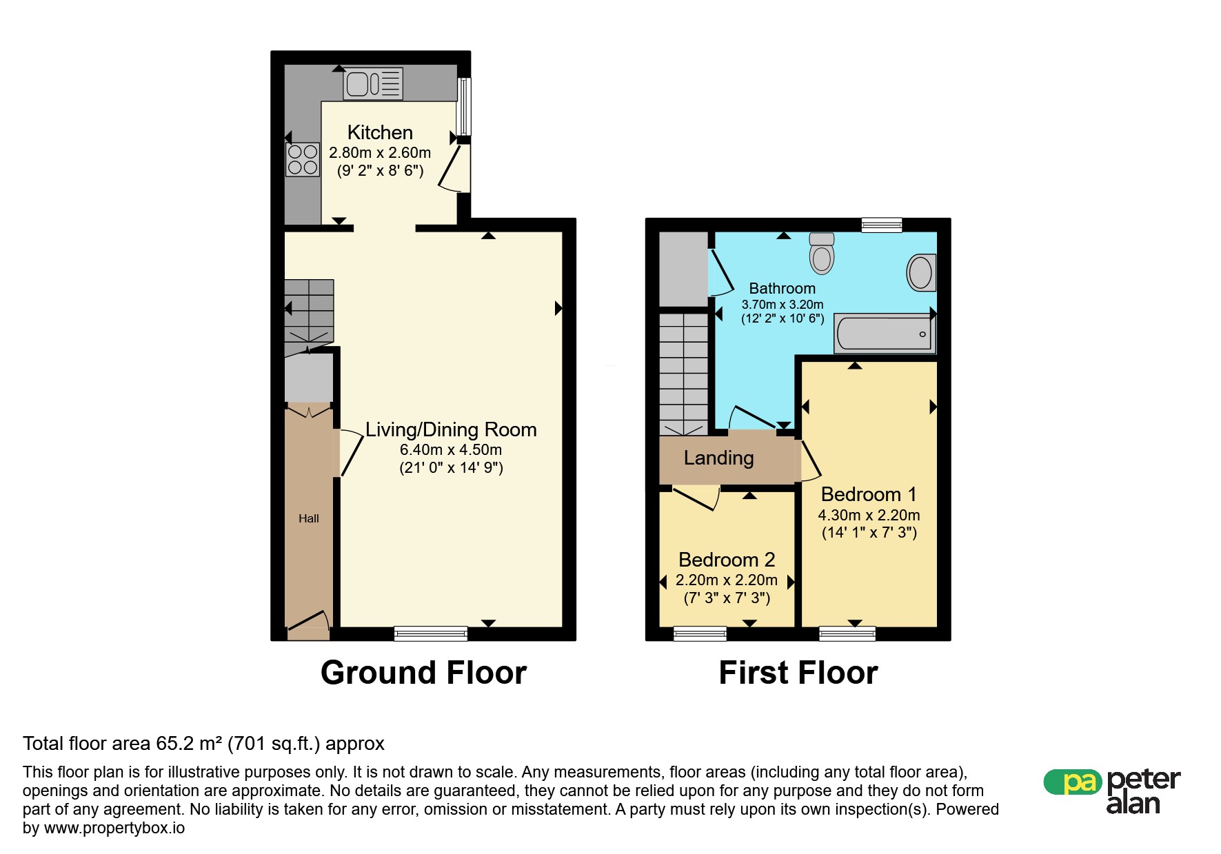 Charles Street, Brithdir, New Tredegar floorplan