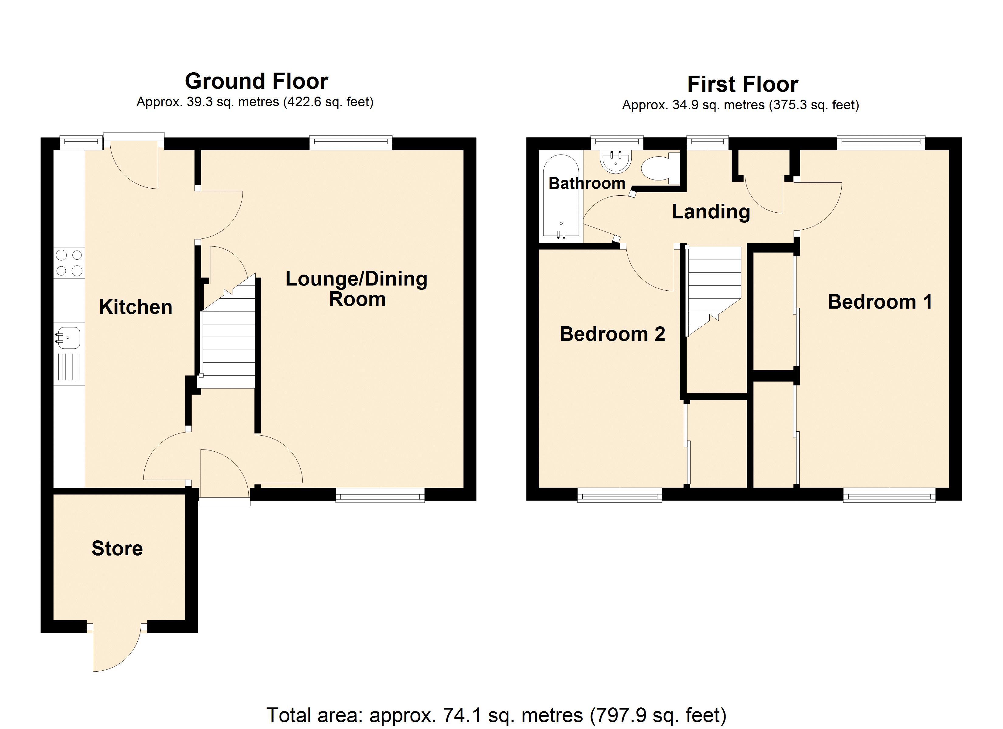 11, Hammond Close, Peterborough floorplan