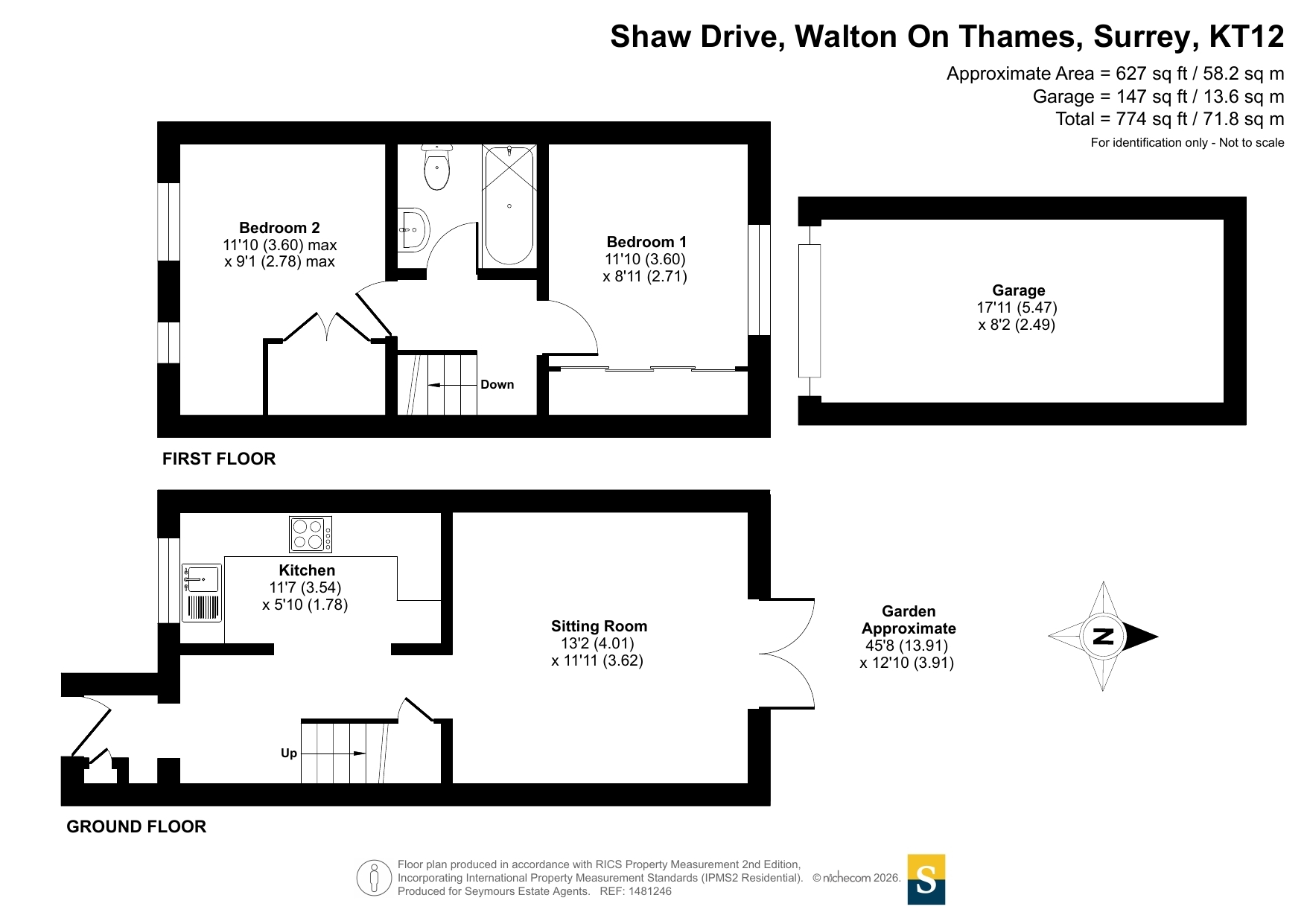 109, Shaw Drive, Surrey floorplan