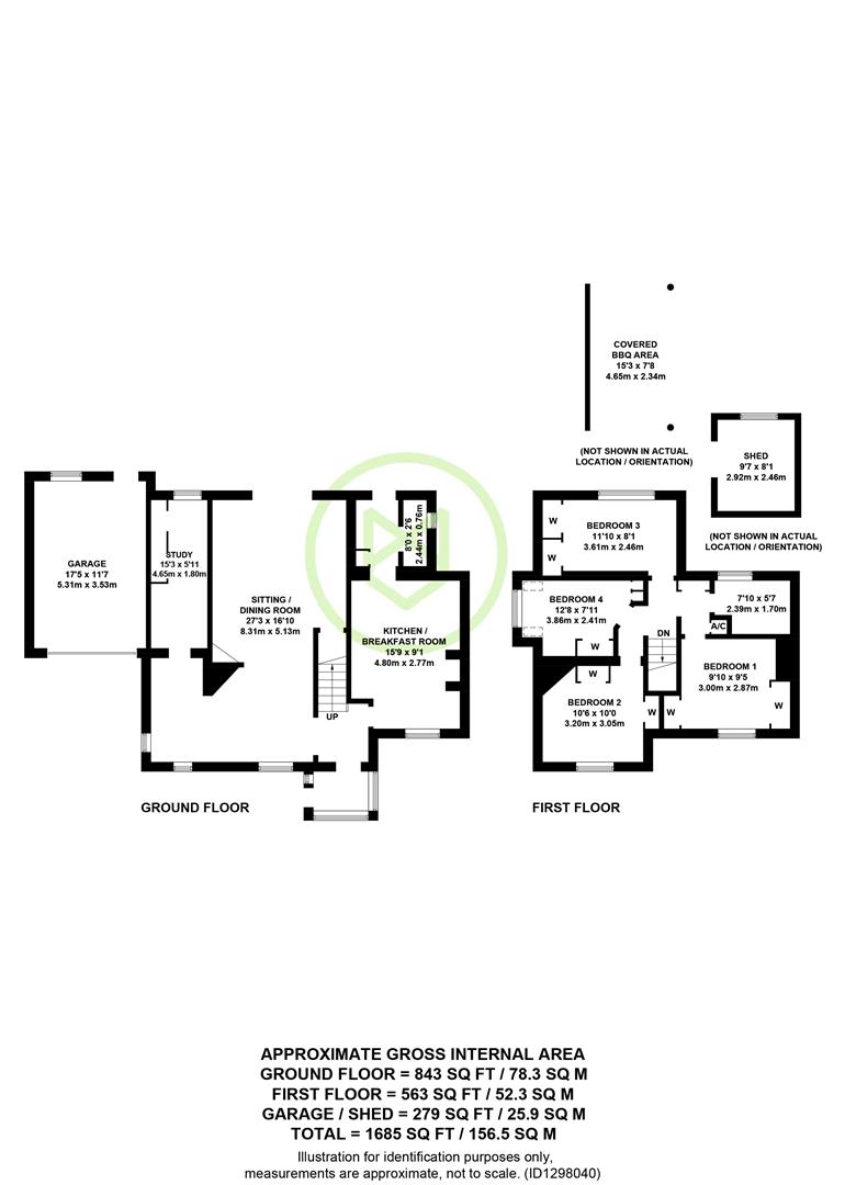 4, Bridge Cottages, West Wellow floorplan