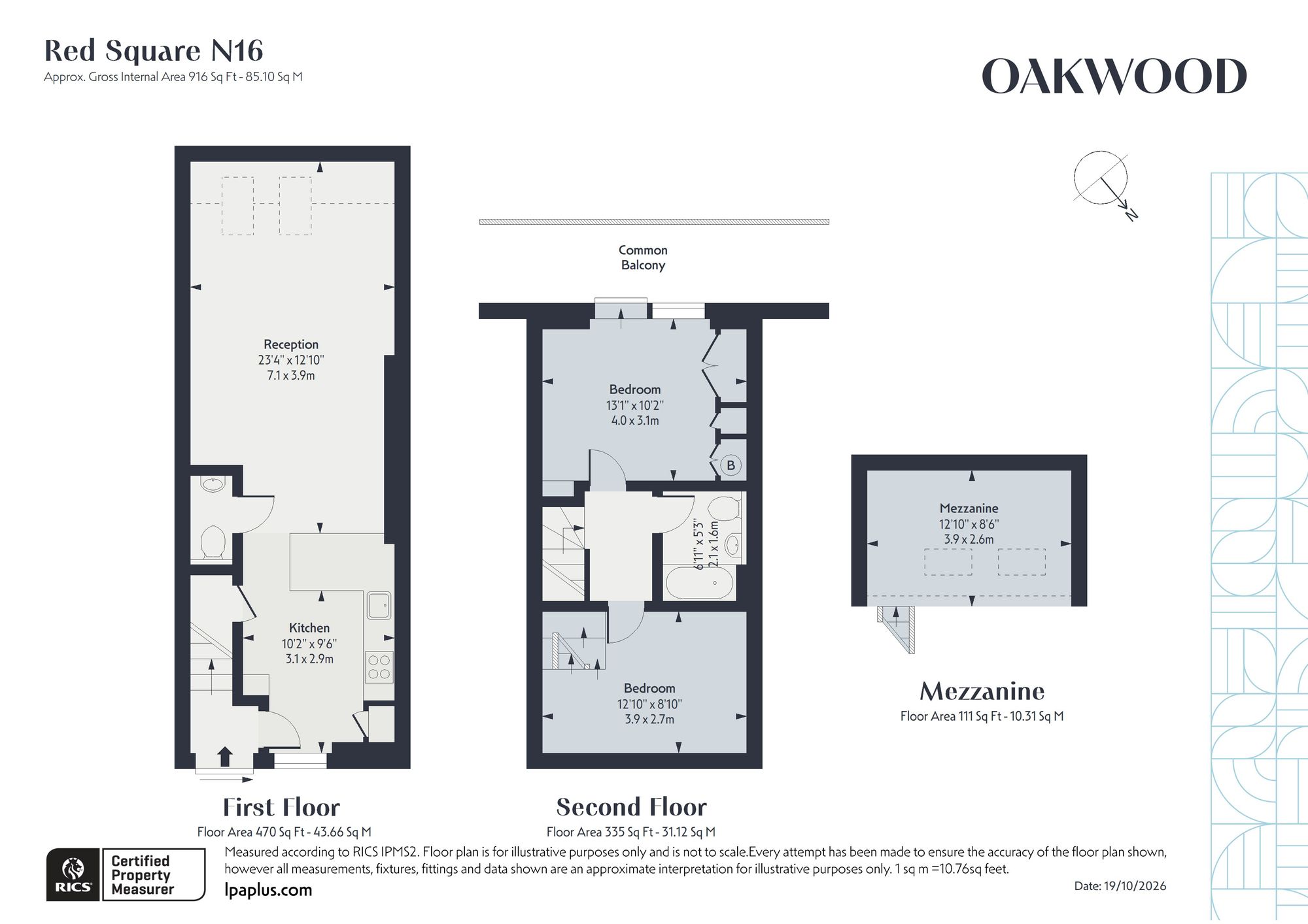 Flat 59, Red Square, London floorplan