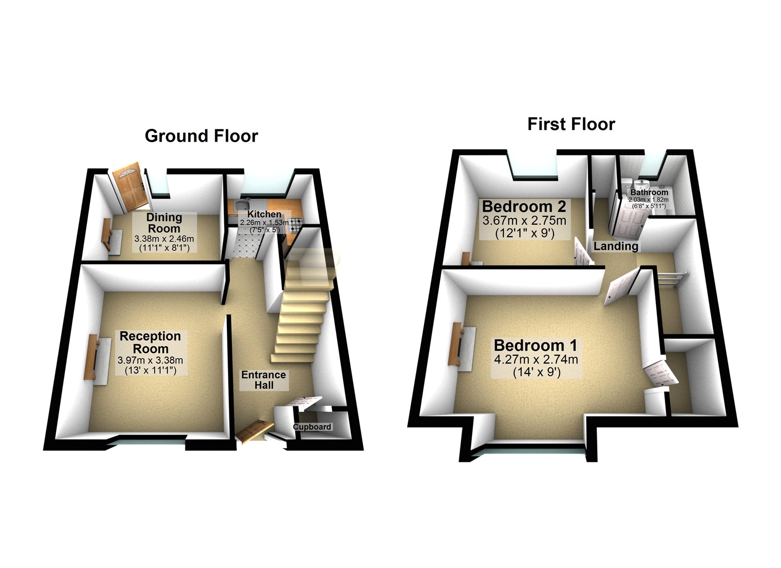 45, Glenbow Road, Bromley floorplan