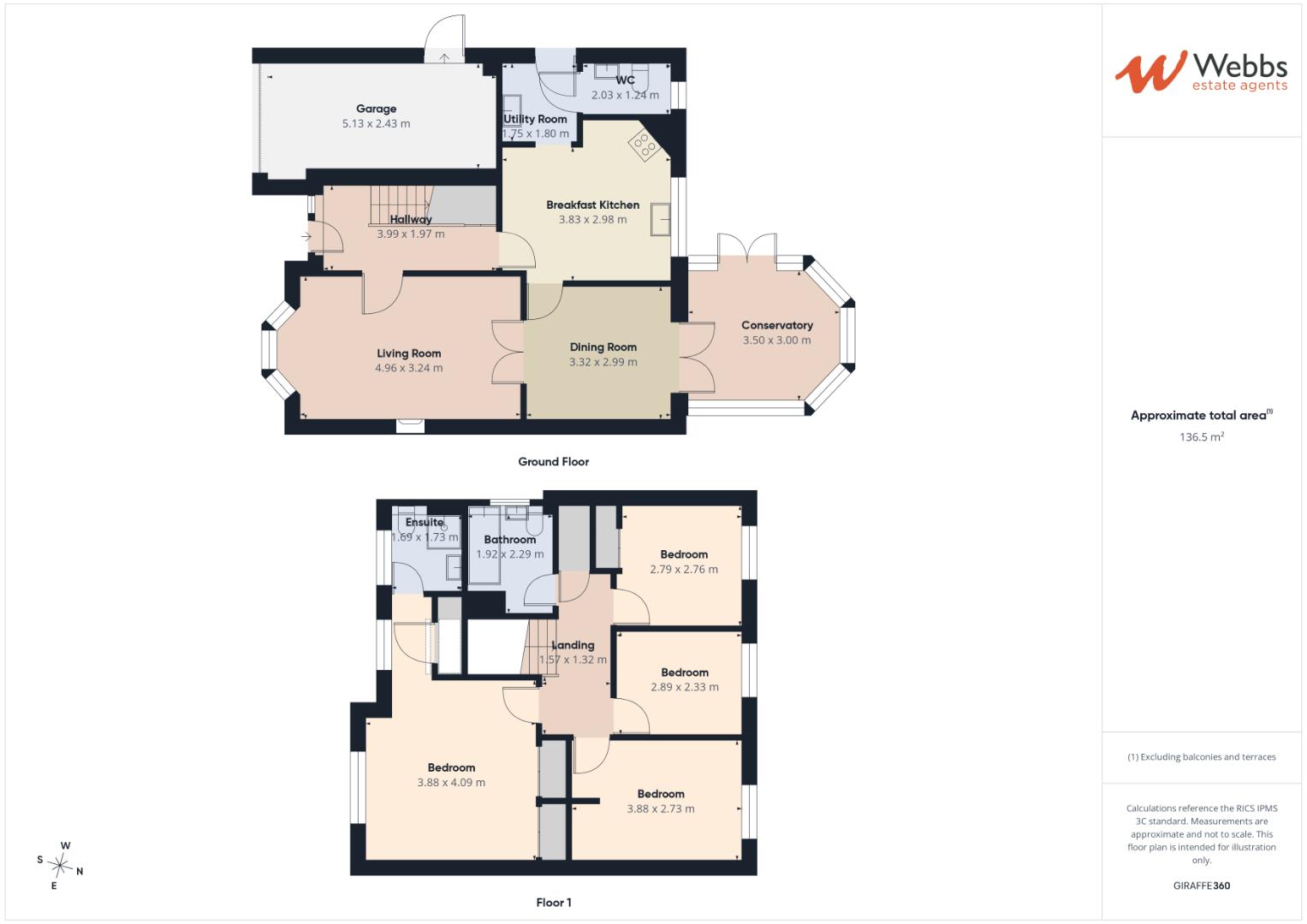 21, Fernbank Crescent, Walsall floorplan
