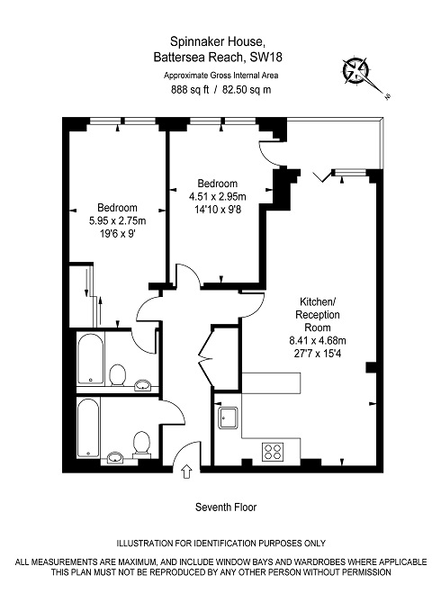 2 Bedrooms Flat to rent in Juniper Drive, London SW18